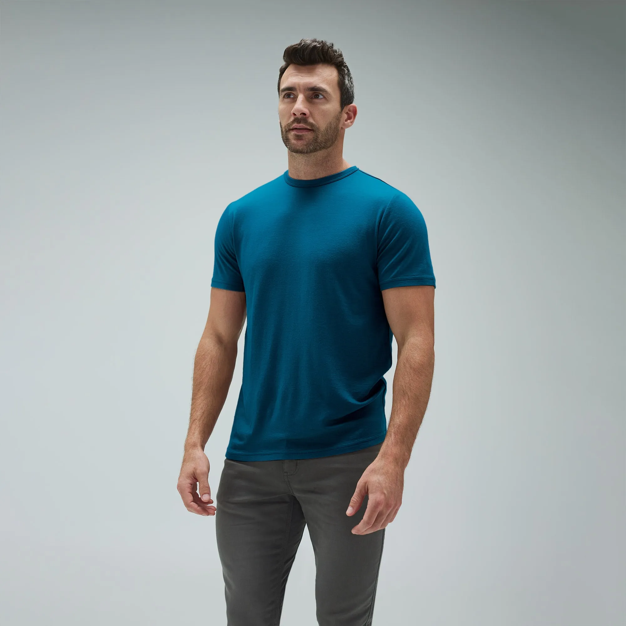 Men's Merino Crew Neck T-Shirt