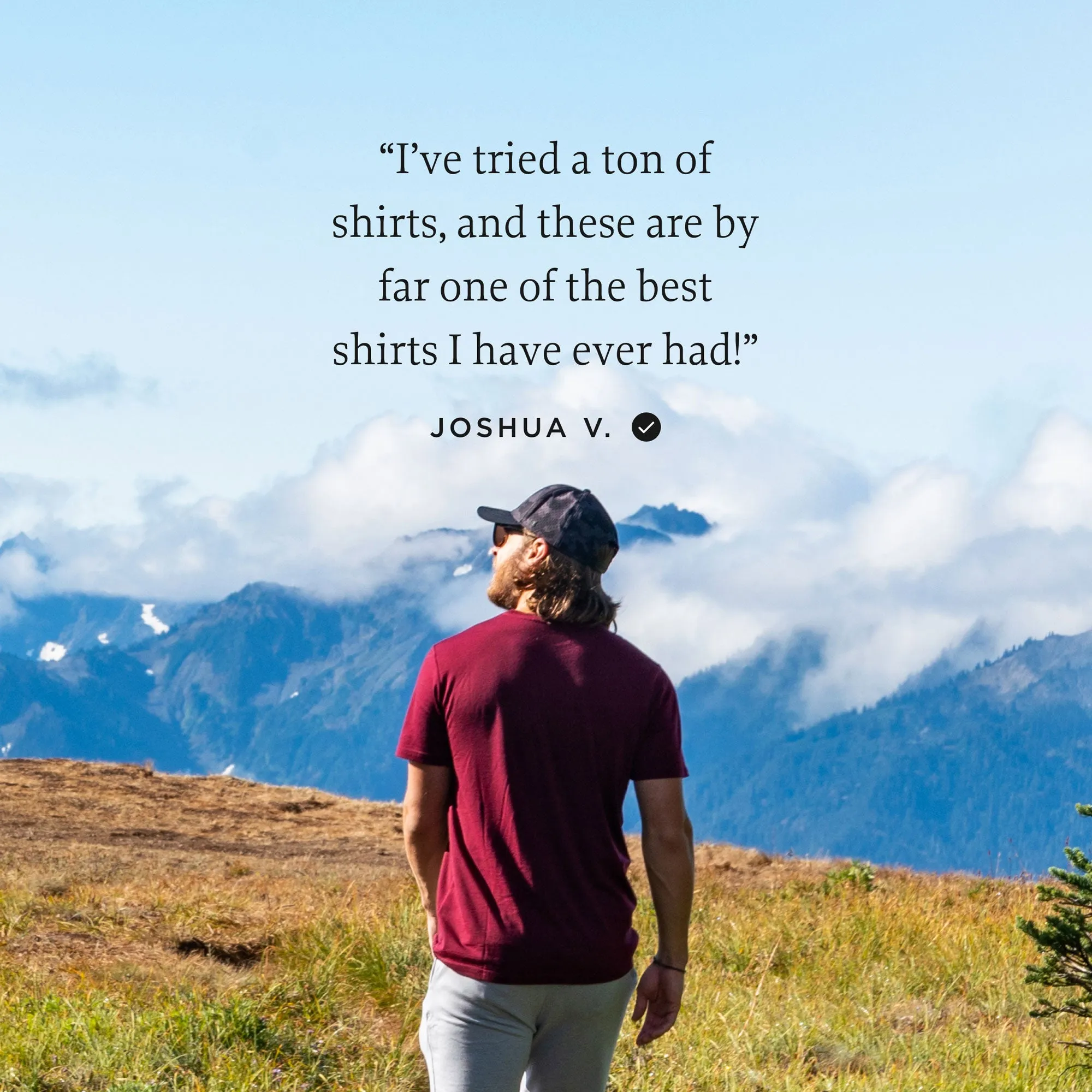 Men's Merino Crew Neck T-Shirt