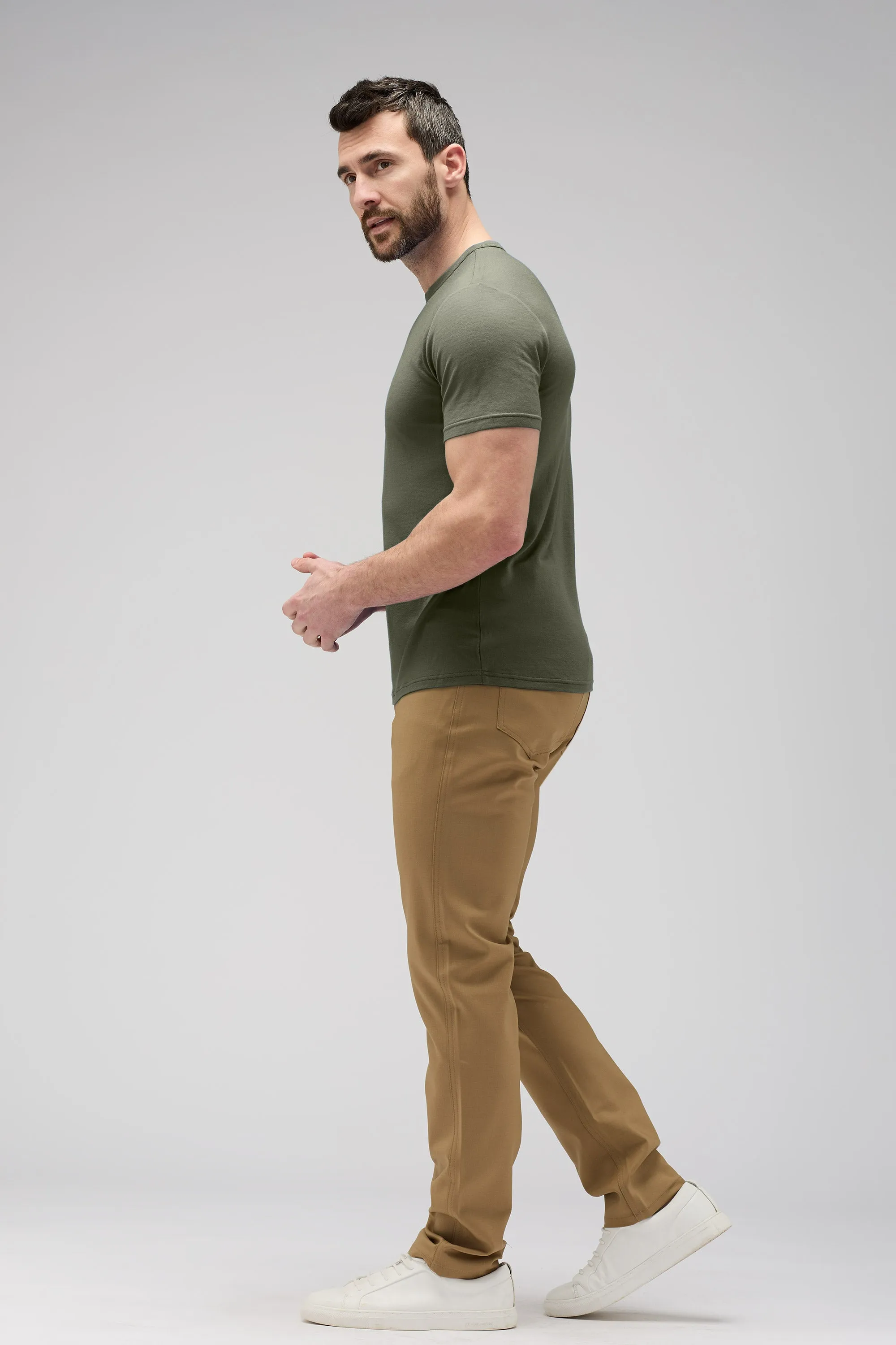 Men's Merino Crew Neck T-Shirt