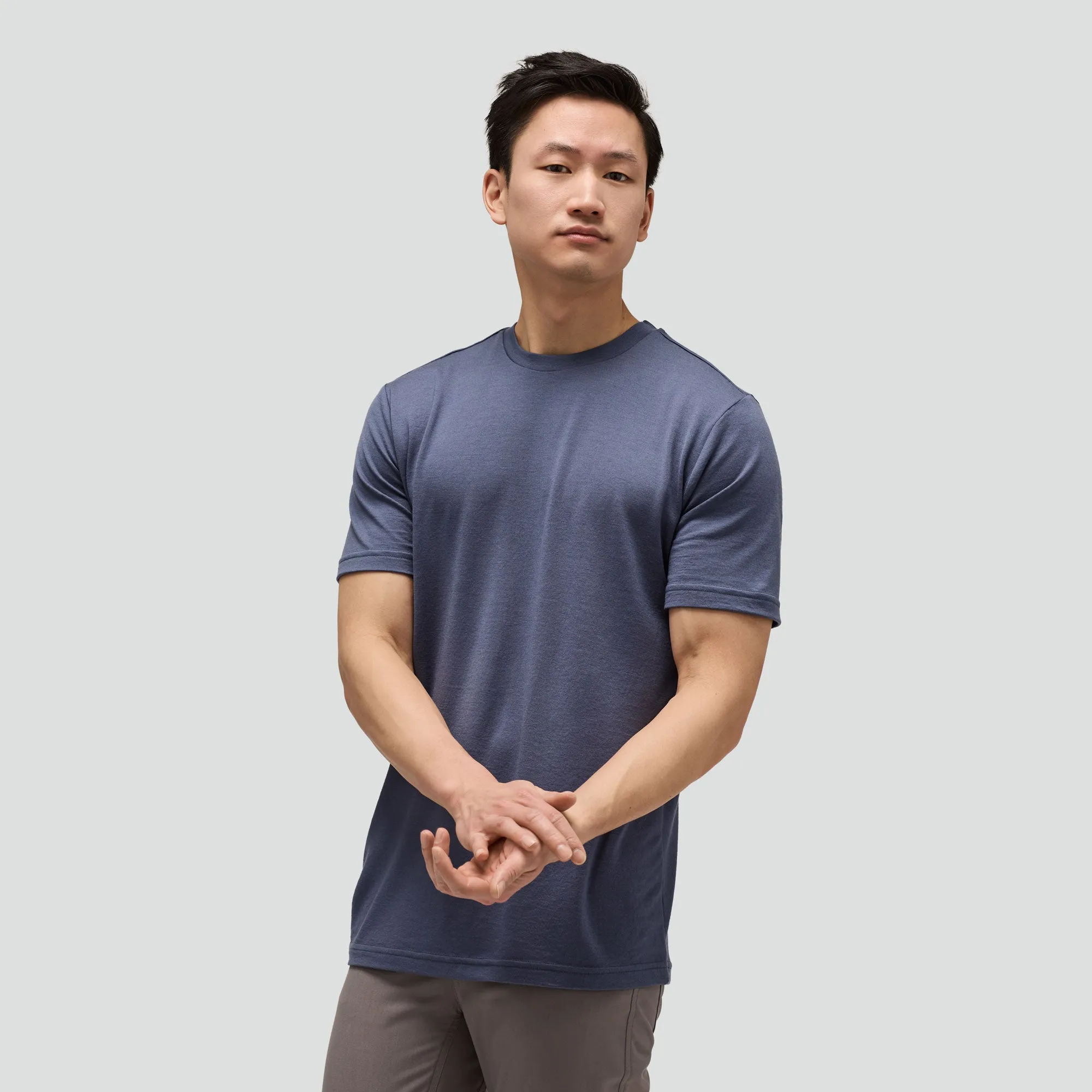 Men's Merino Crew Neck T-Shirt