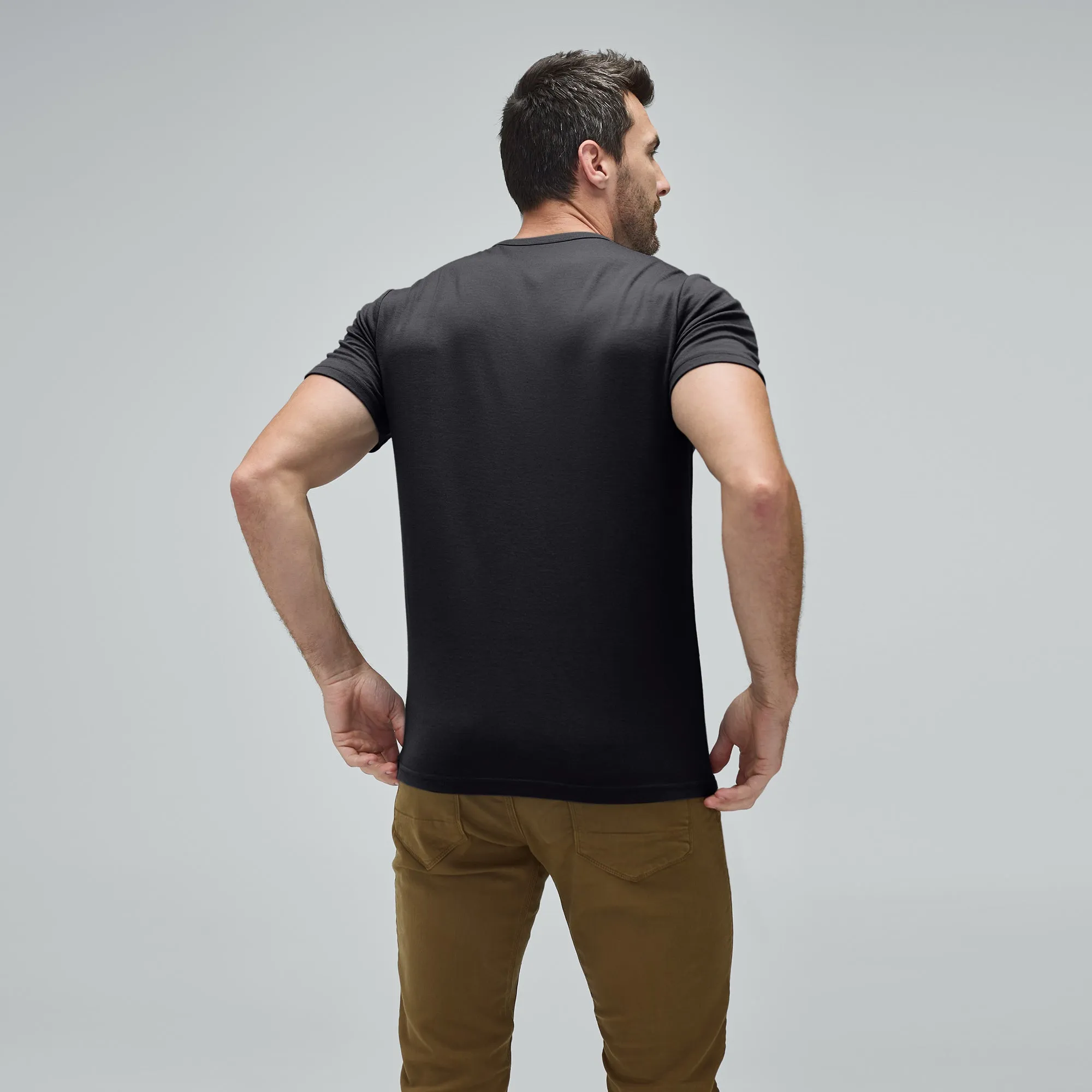 Men's Merino Crew Neck T-Shirt