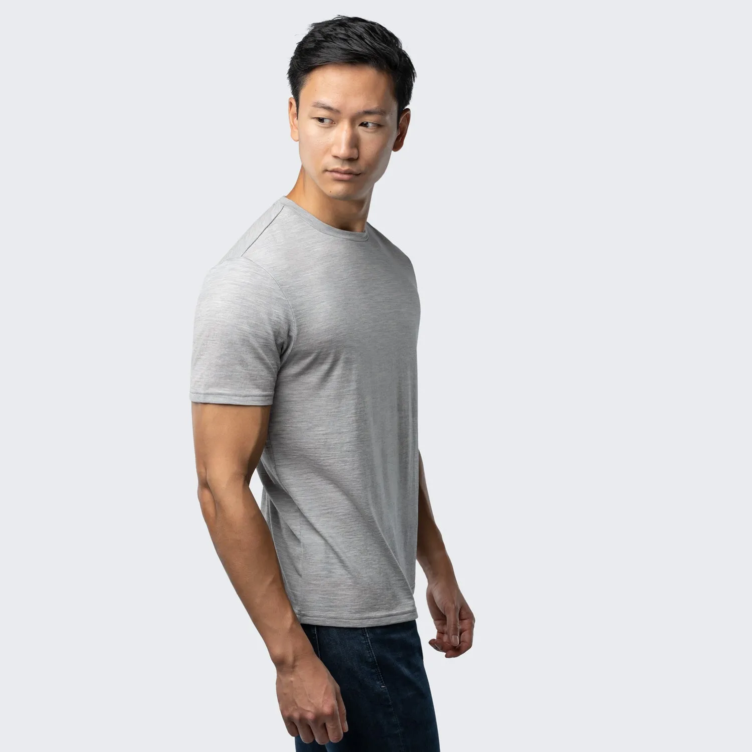 Men's Merino Crew Neck T-Shirt