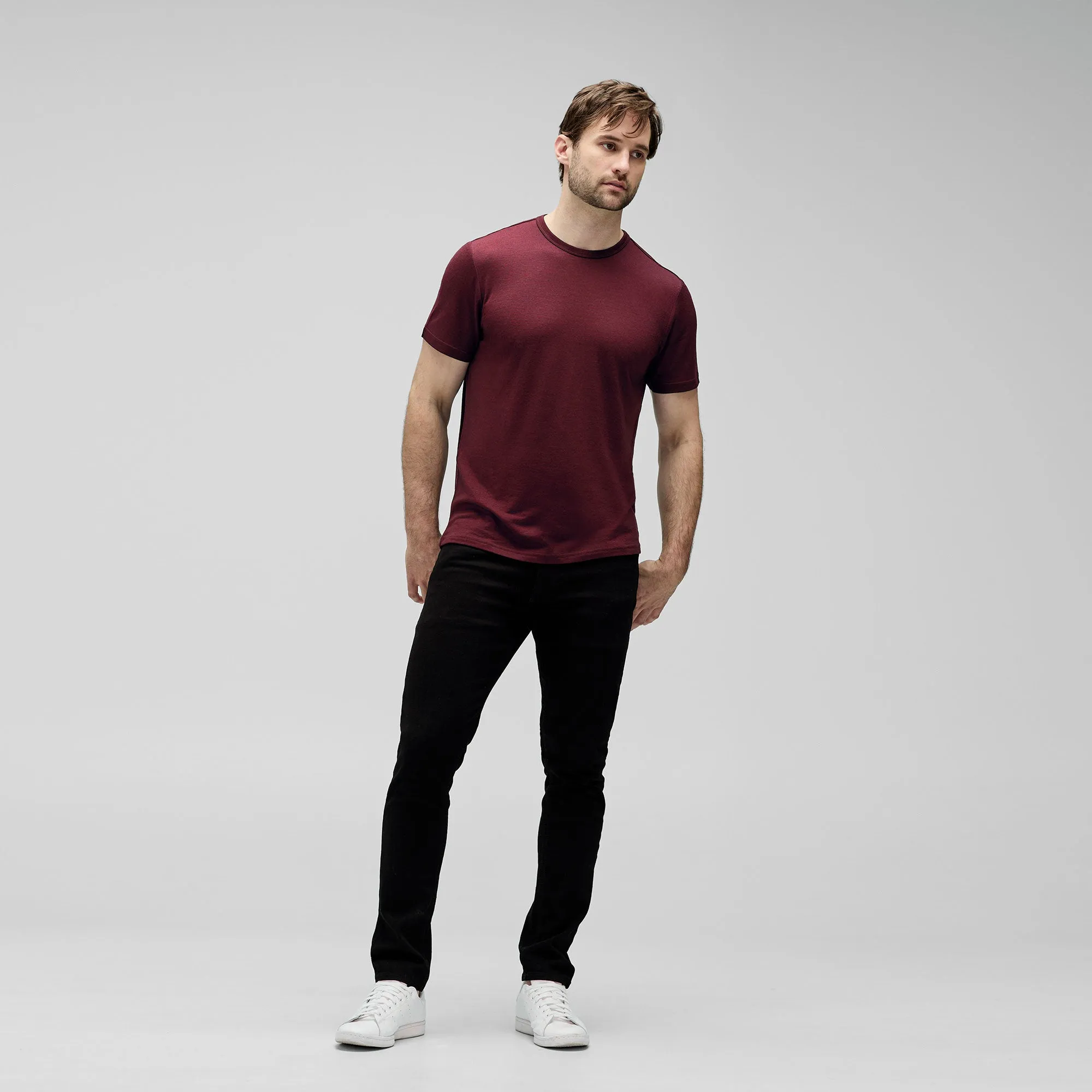 Men's Merino Crew Neck T-Shirt