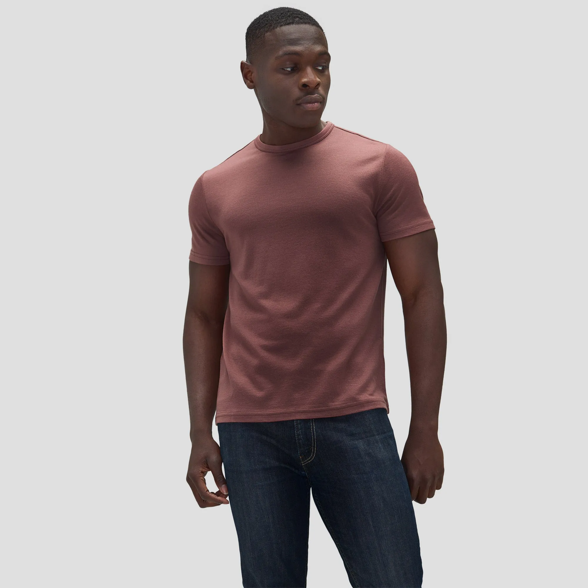 Men's Merino Crew Neck T-Shirt