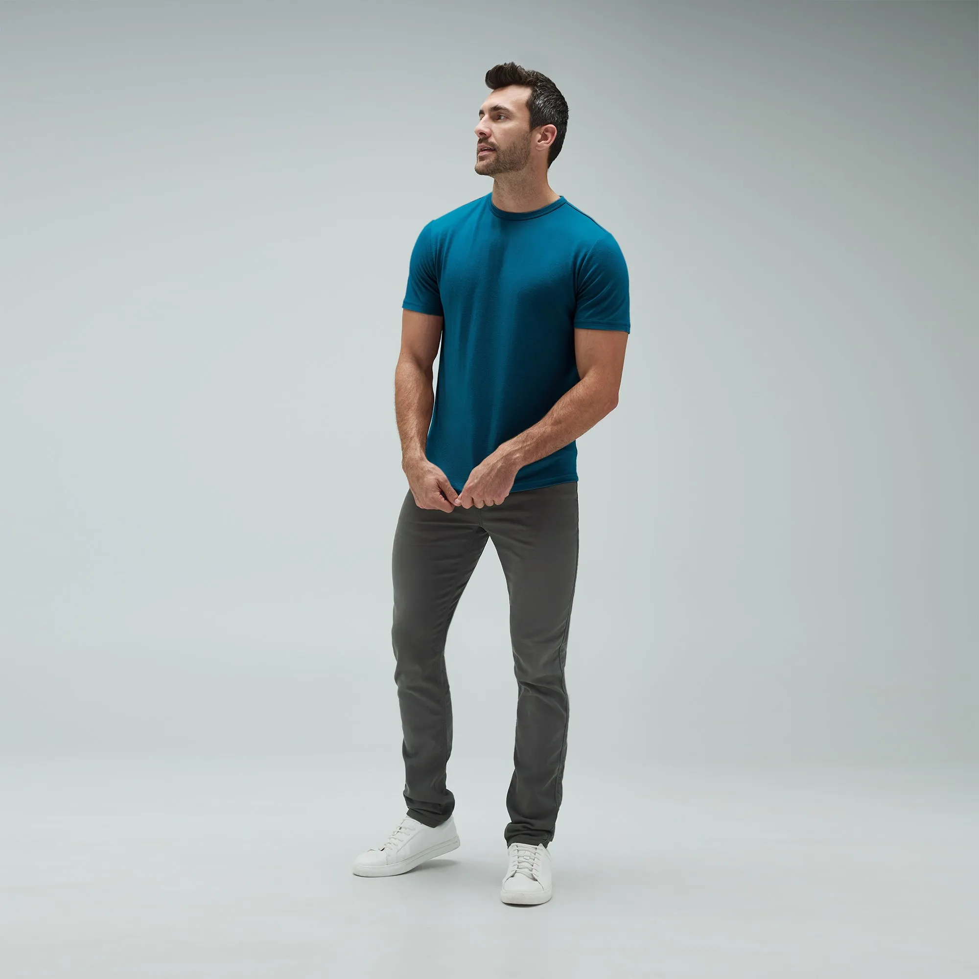 Men's Merino Crew Neck T-Shirt