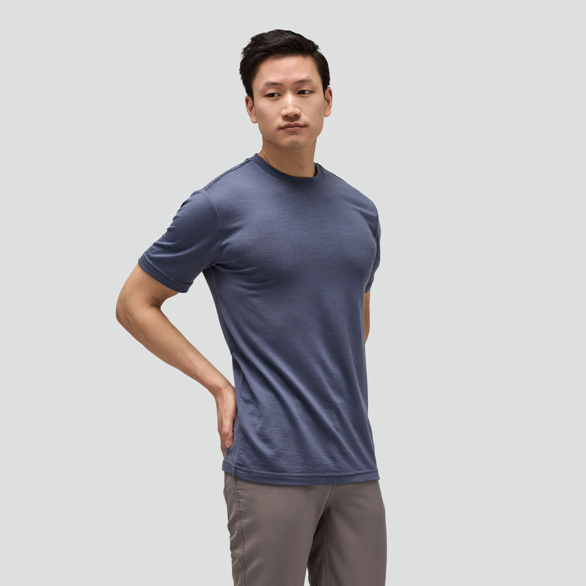 Men's Merino Crew Neck T-Shirt