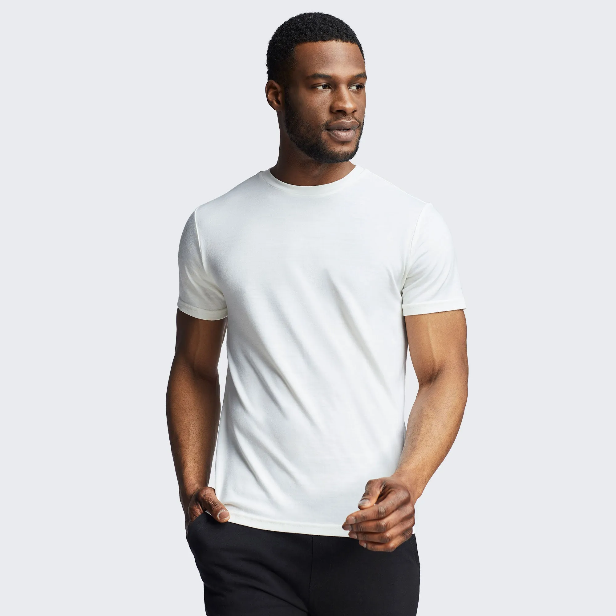 Men's Merino Crew Neck T-Shirt