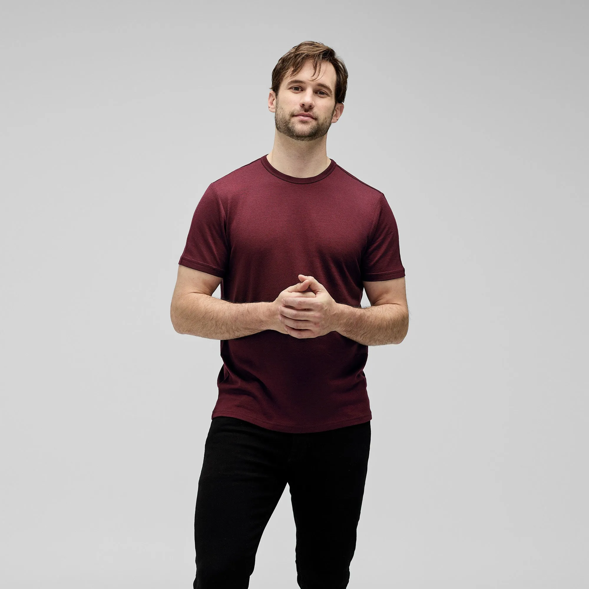 Men's Merino Crew Neck T-Shirt