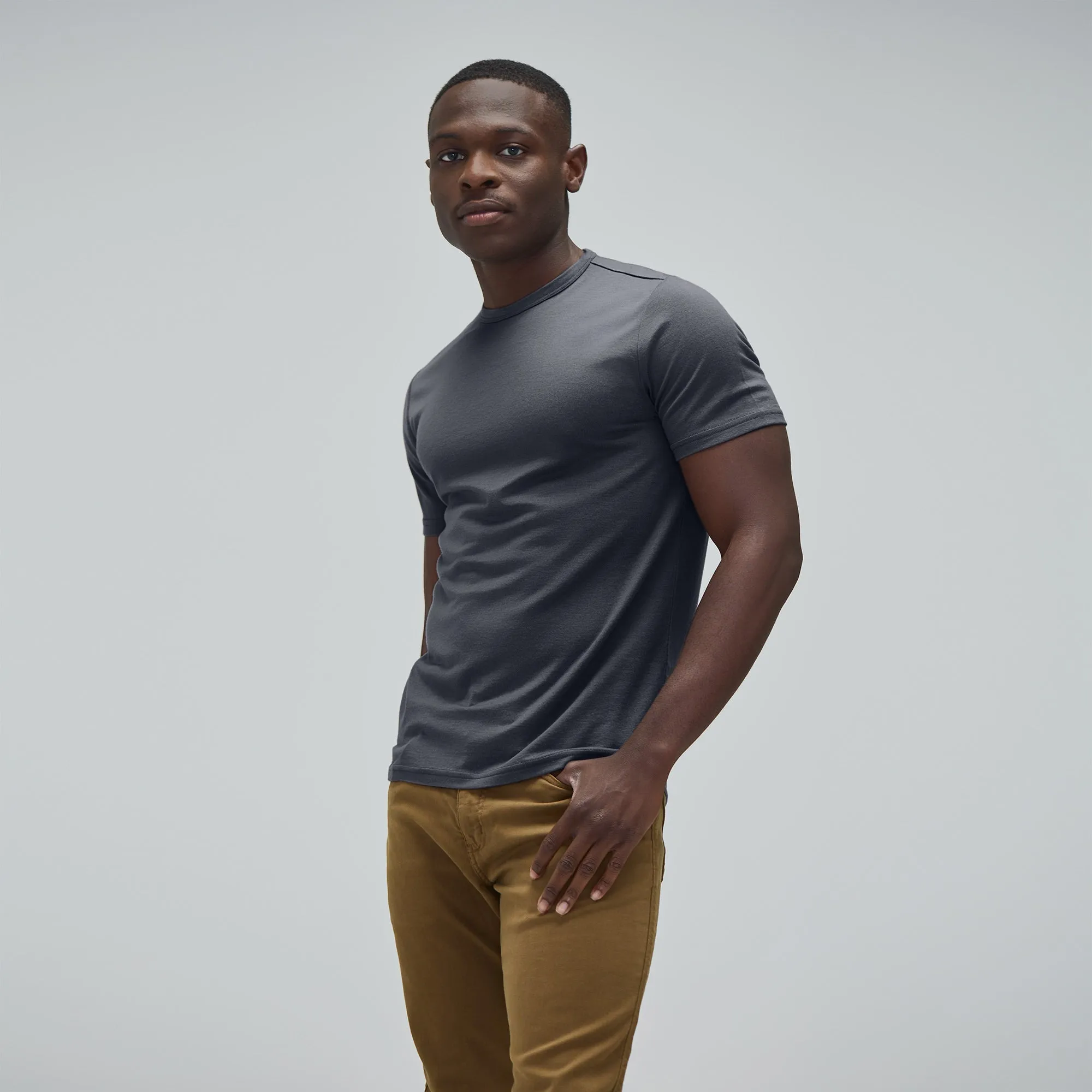 Men's Merino Crew Neck T-Shirt