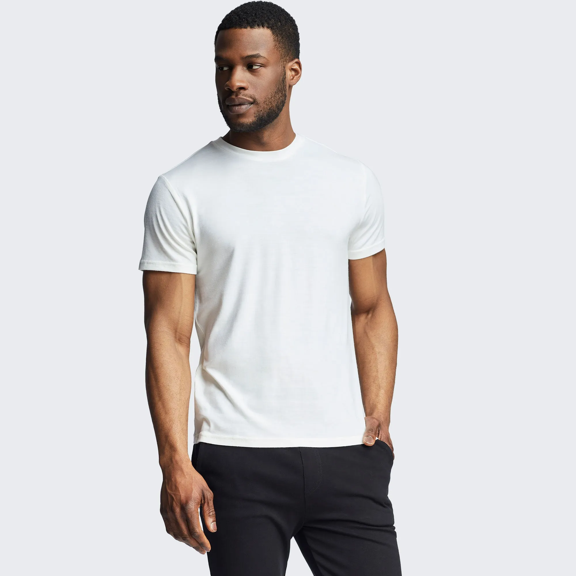 Men's Merino Crew Neck T-Shirt