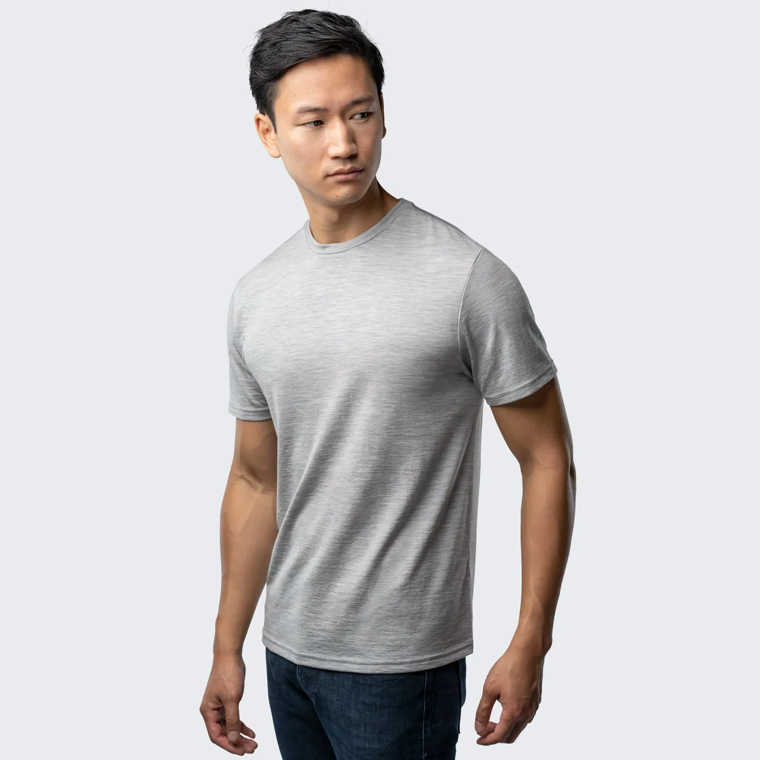 Men's Merino Crew Neck T-Shirt