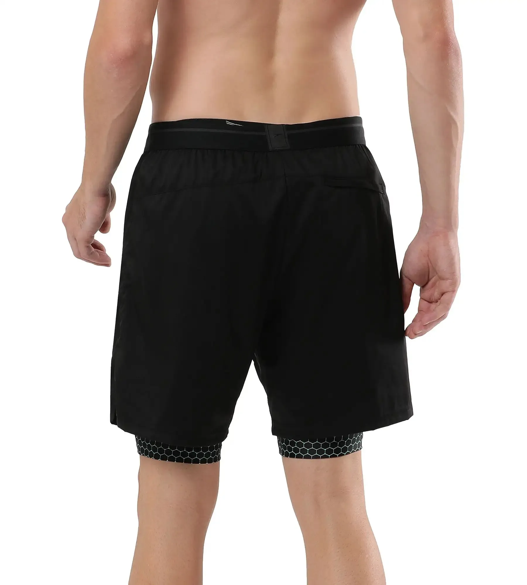 Men's Multi Sport 17 Watershorts - Black & Greenglow