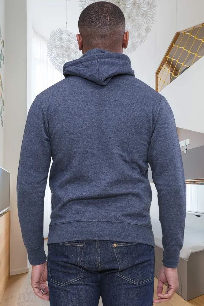 MENS PLAIN ZIPPED HOODIE