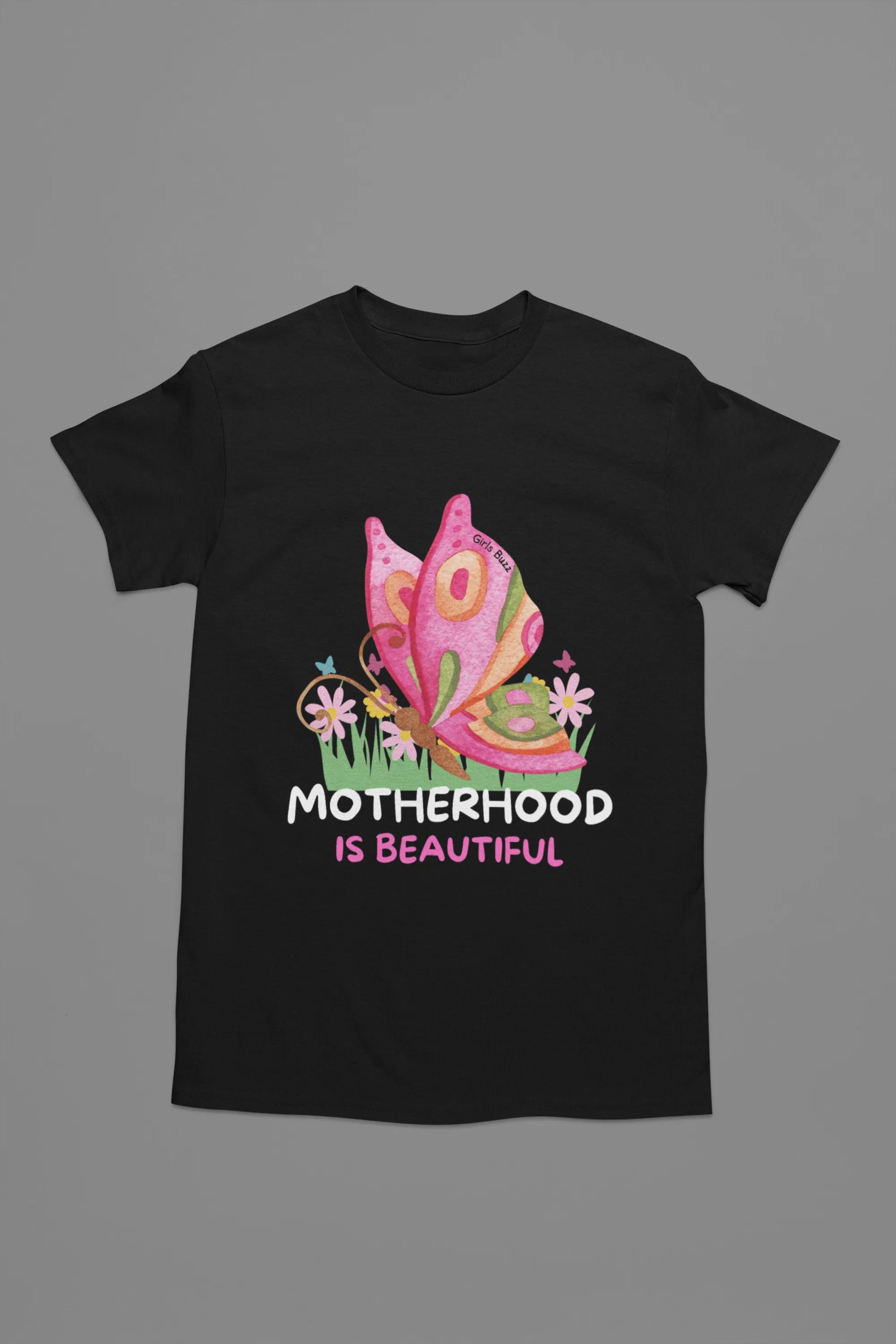 Motherhood Is Beautiful Maternity T-shirt