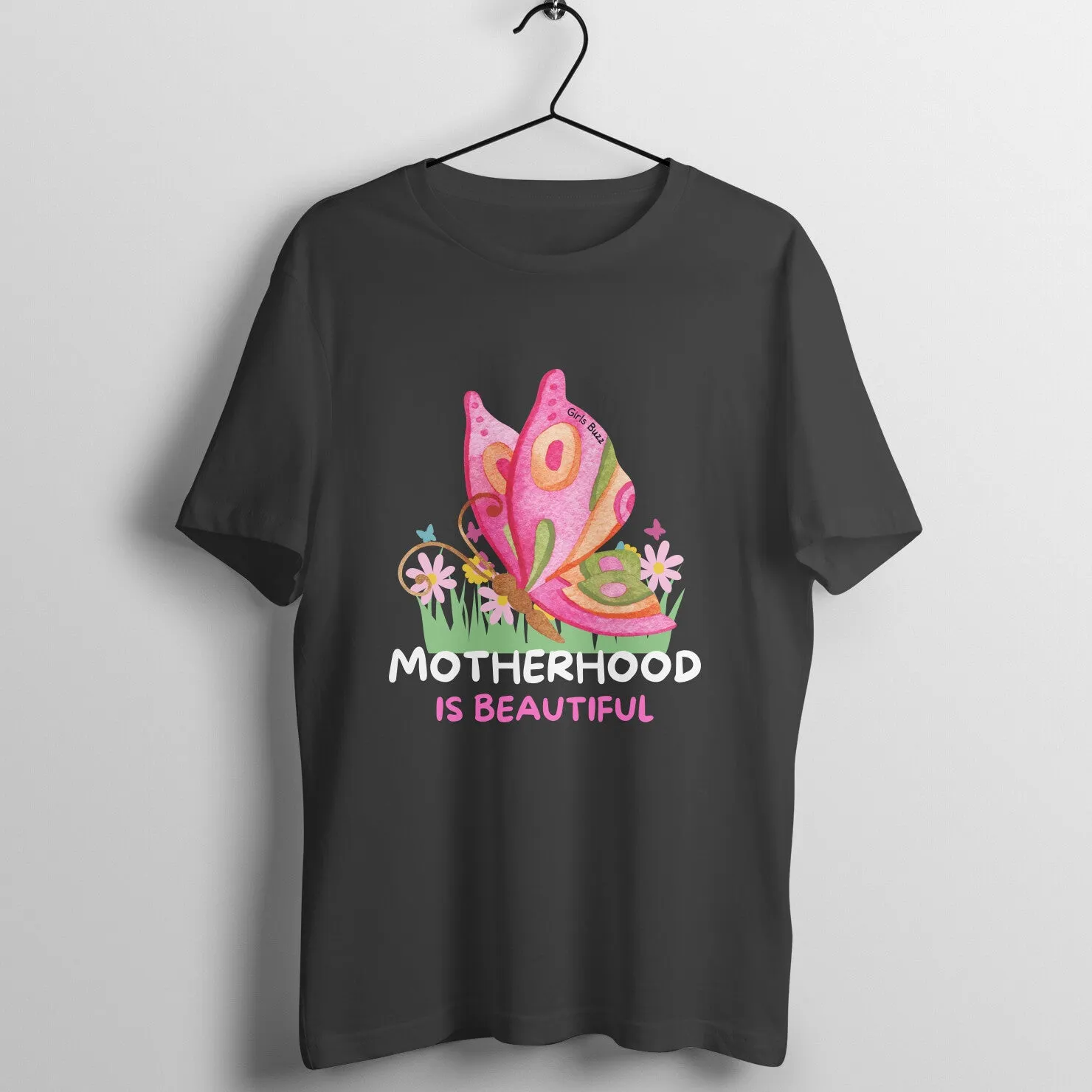 Motherhood Is Beautiful Maternity T-shirt