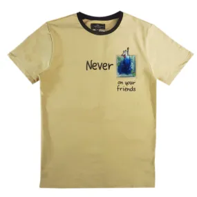 Never Rat Swim With The Fishes Pocket Tee (Chardonnay Khaki) /D17