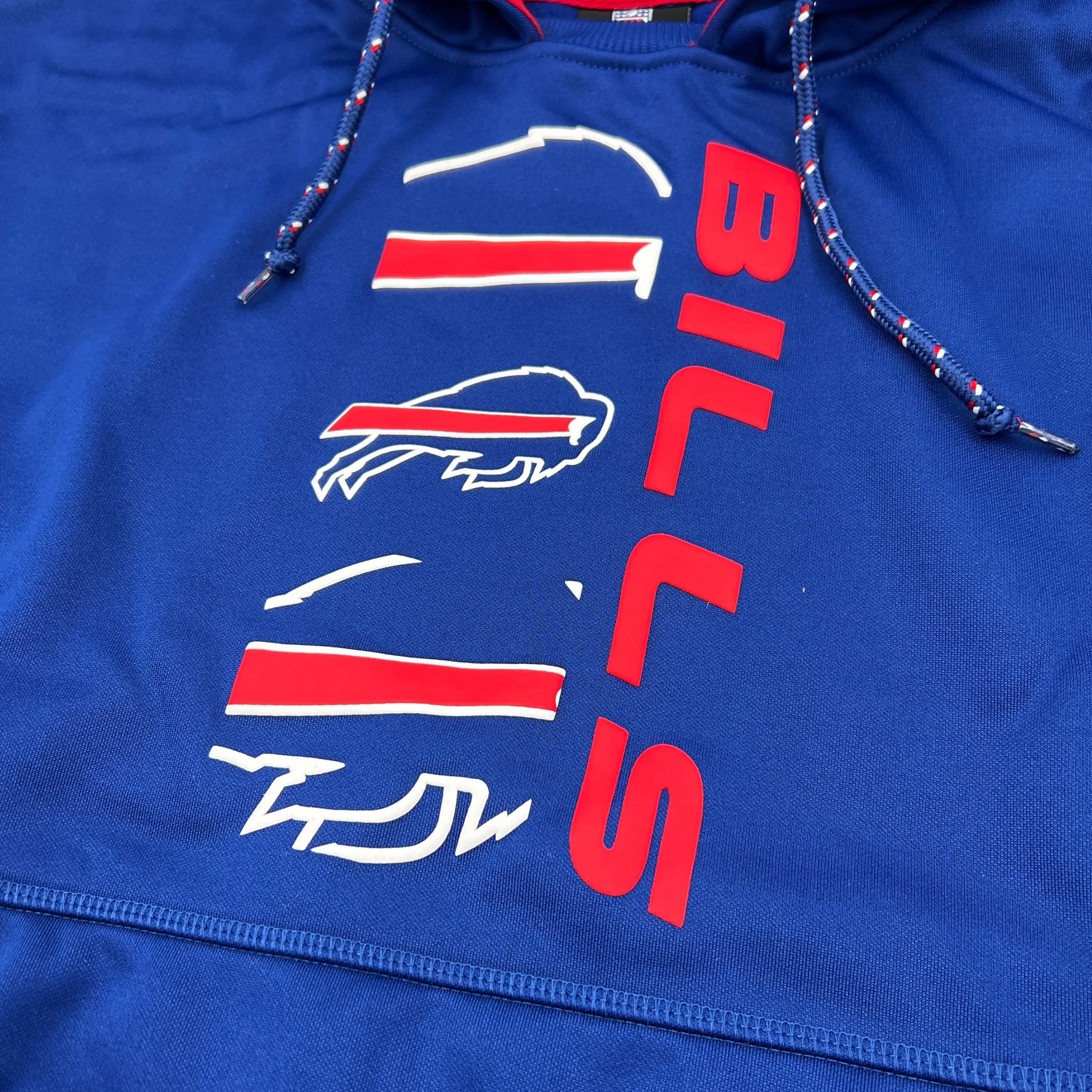 New Era Buffalo Bills Royal & Red Pullover Active Hoodie