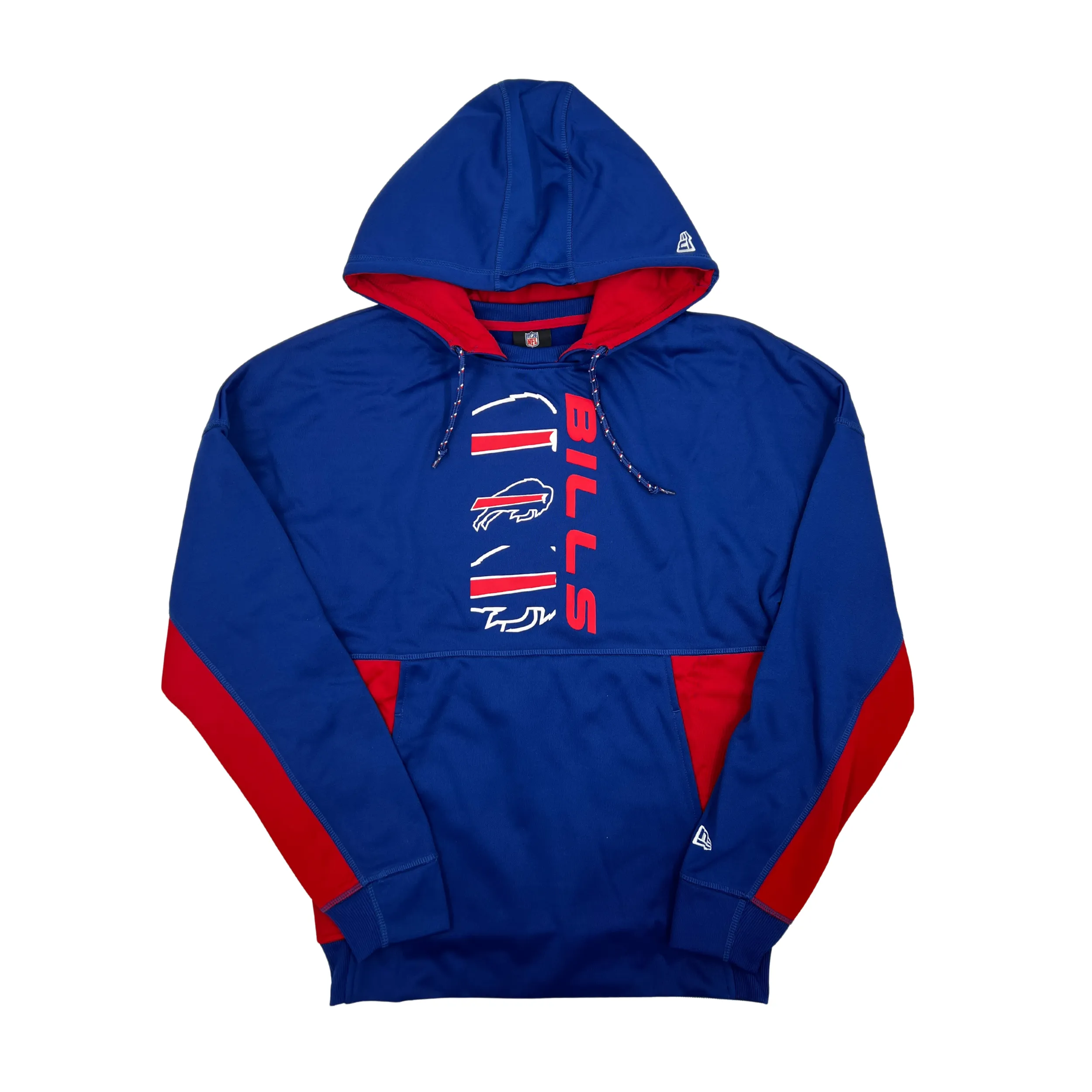 New Era Buffalo Bills Royal & Red Pullover Active Hoodie