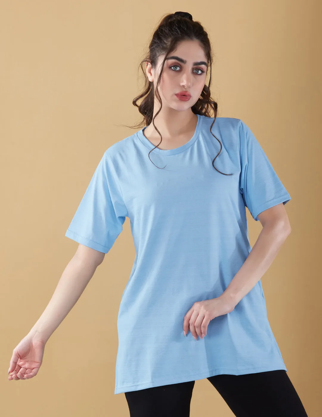 Oversized Long Tee For Women -Athleisure Wear