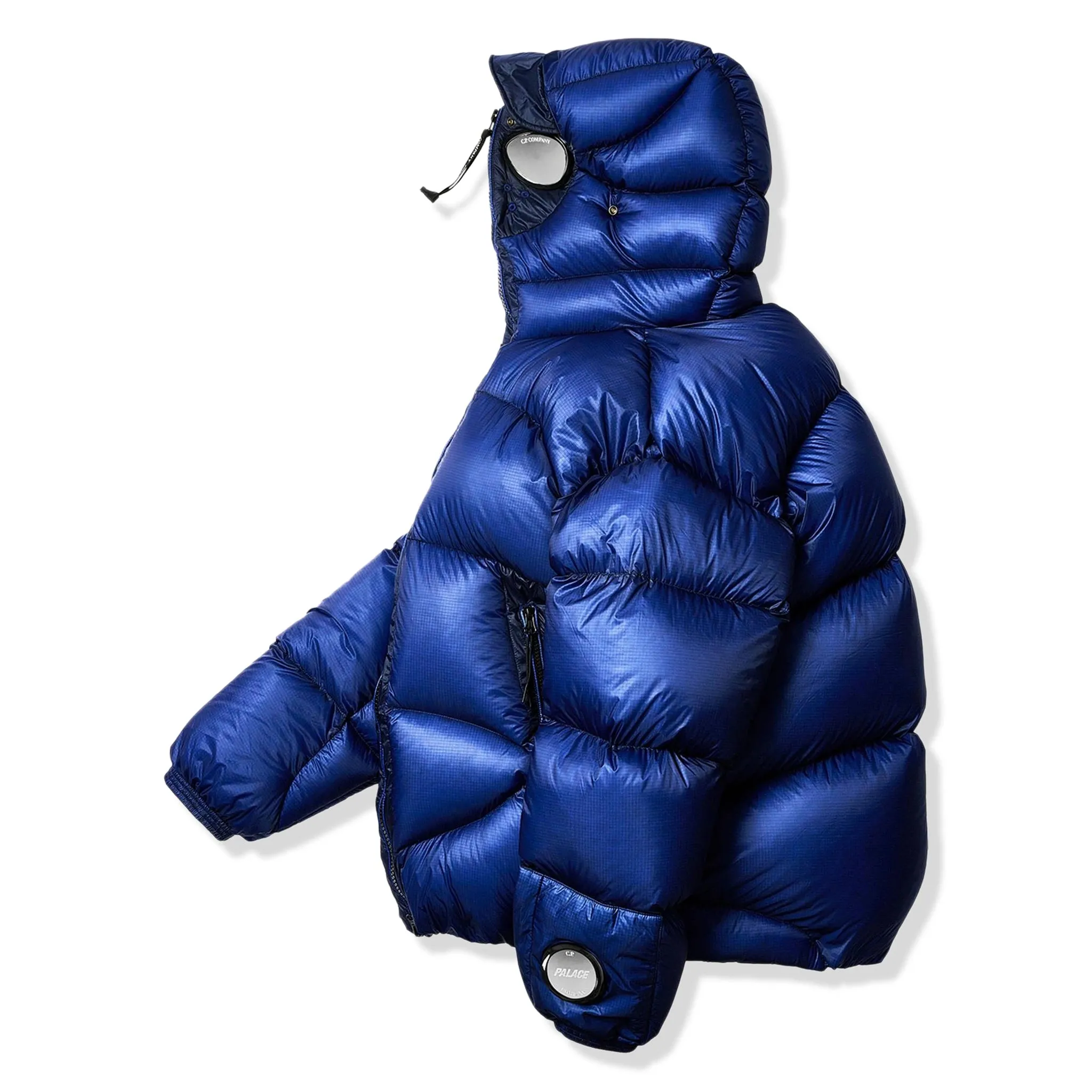 Palace x CP Company Bright Cobalt Puffer Jacket