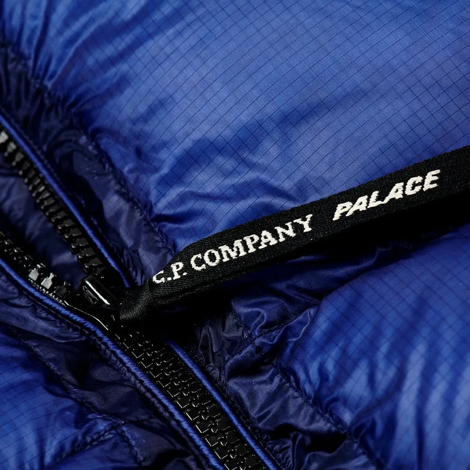 Palace x CP Company Bright Cobalt Puffer Jacket