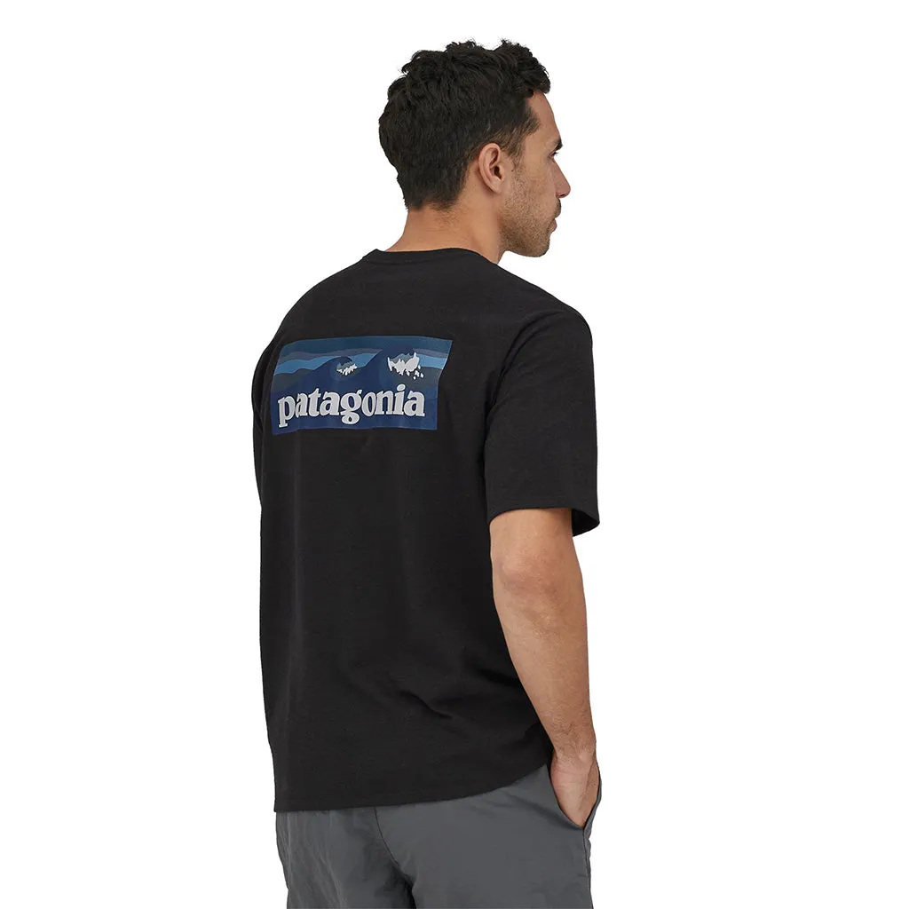 Patagonia Men's Boardshort Logo Pocket Responsibili-Tee