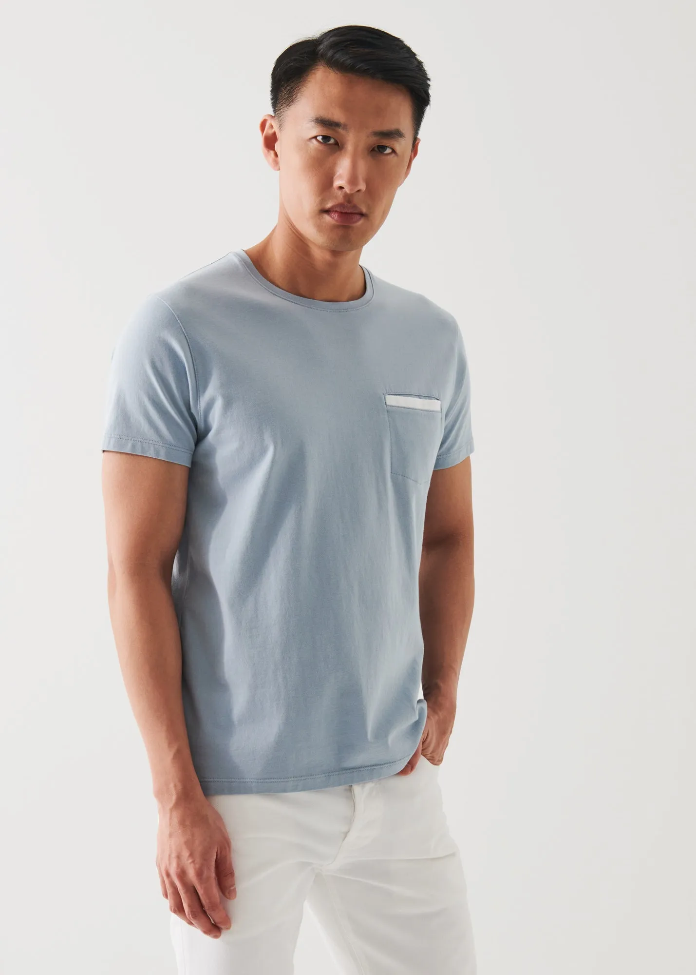 PIMA COTTON STRETCH POCKET T-SHIRT