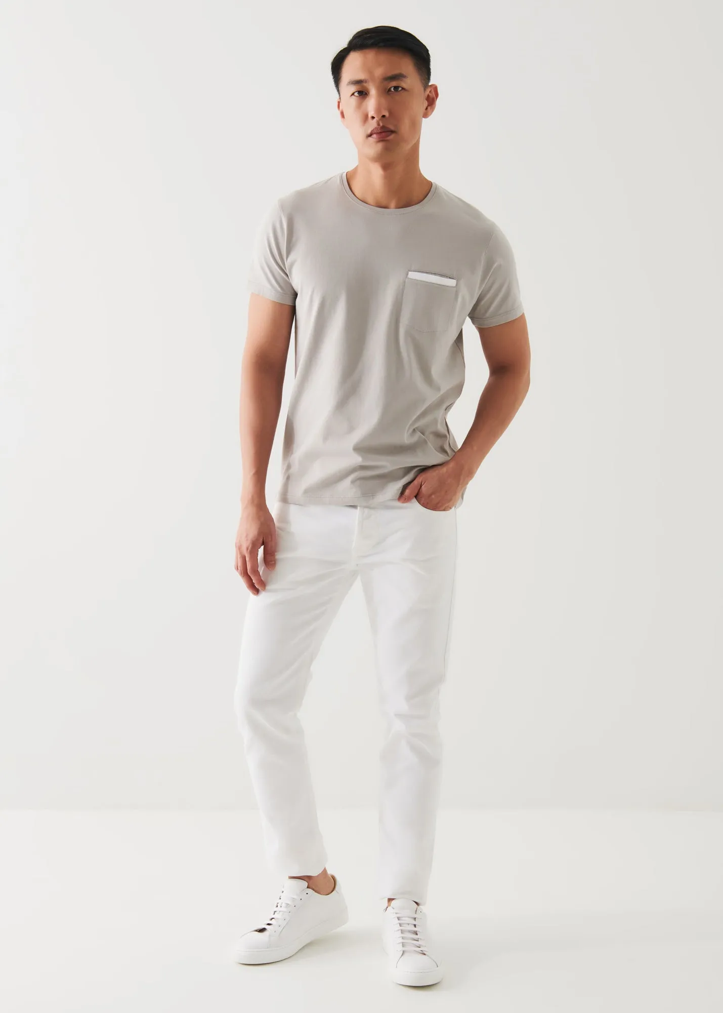 PIMA COTTON STRETCH POCKET T-SHIRT