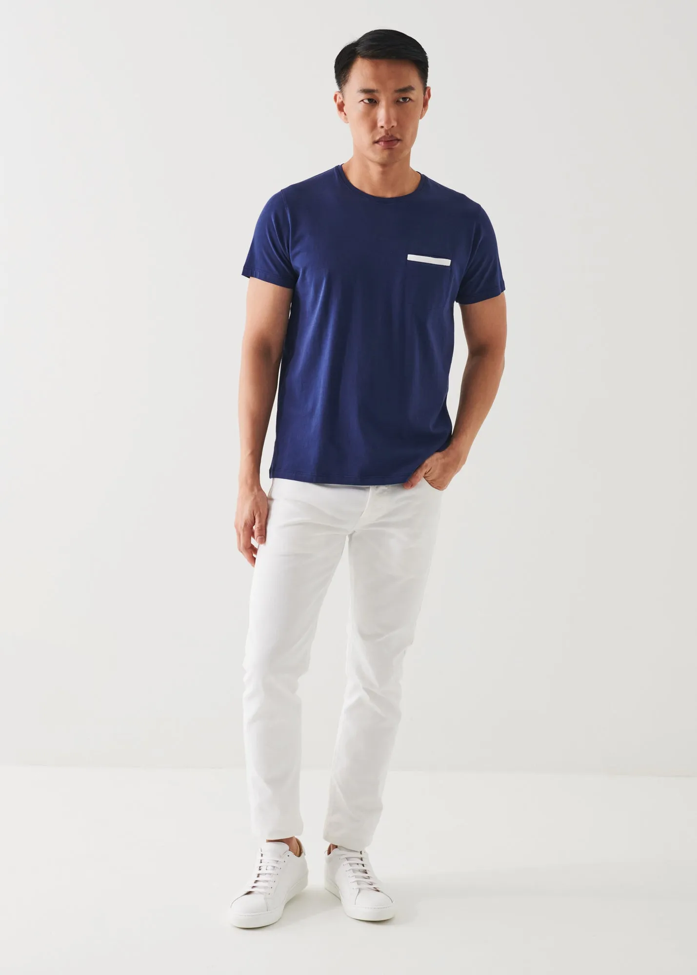 PIMA COTTON STRETCH POCKET T-SHIRT