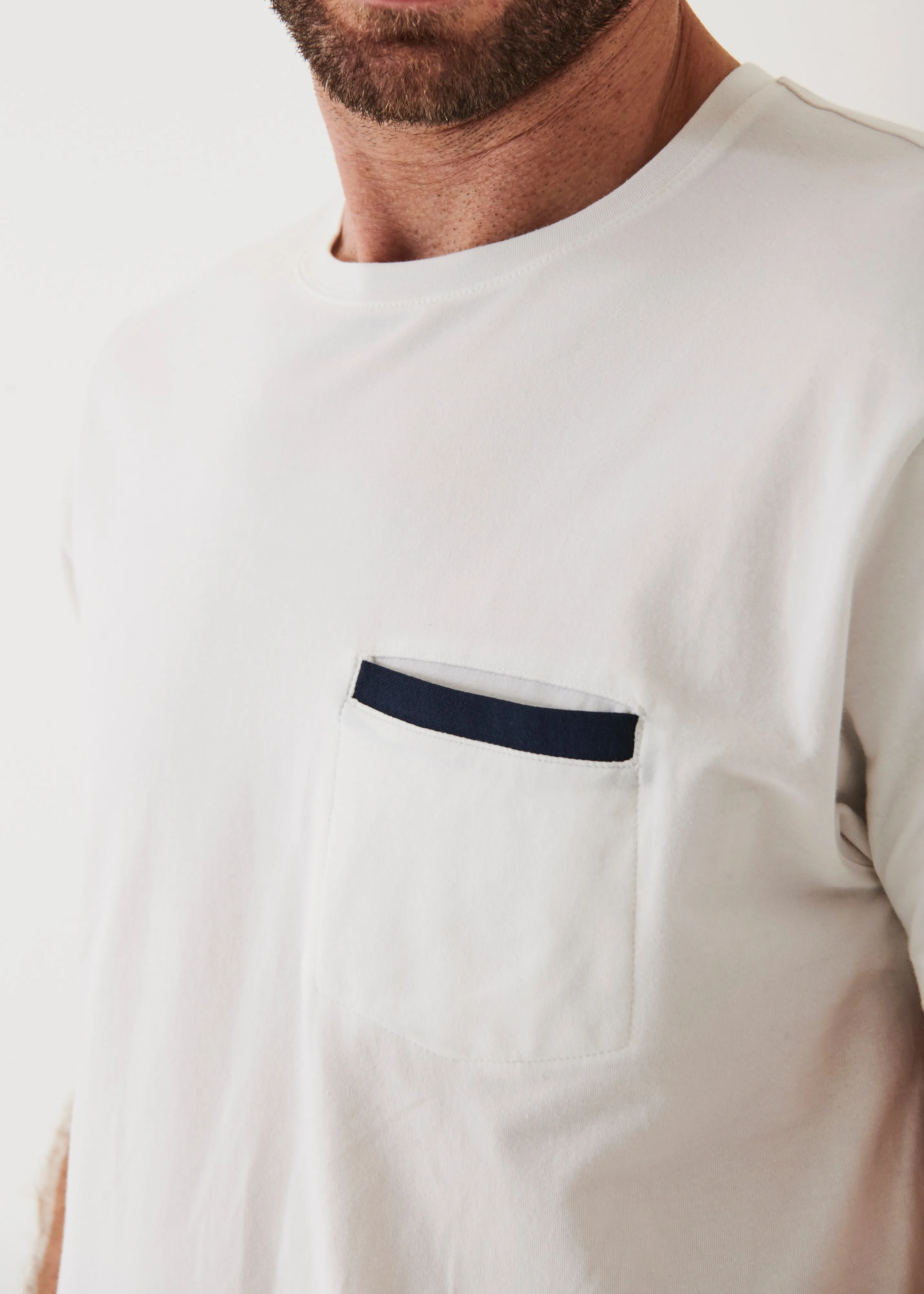 PIMA COTTON STRETCH POCKET T-SHIRT