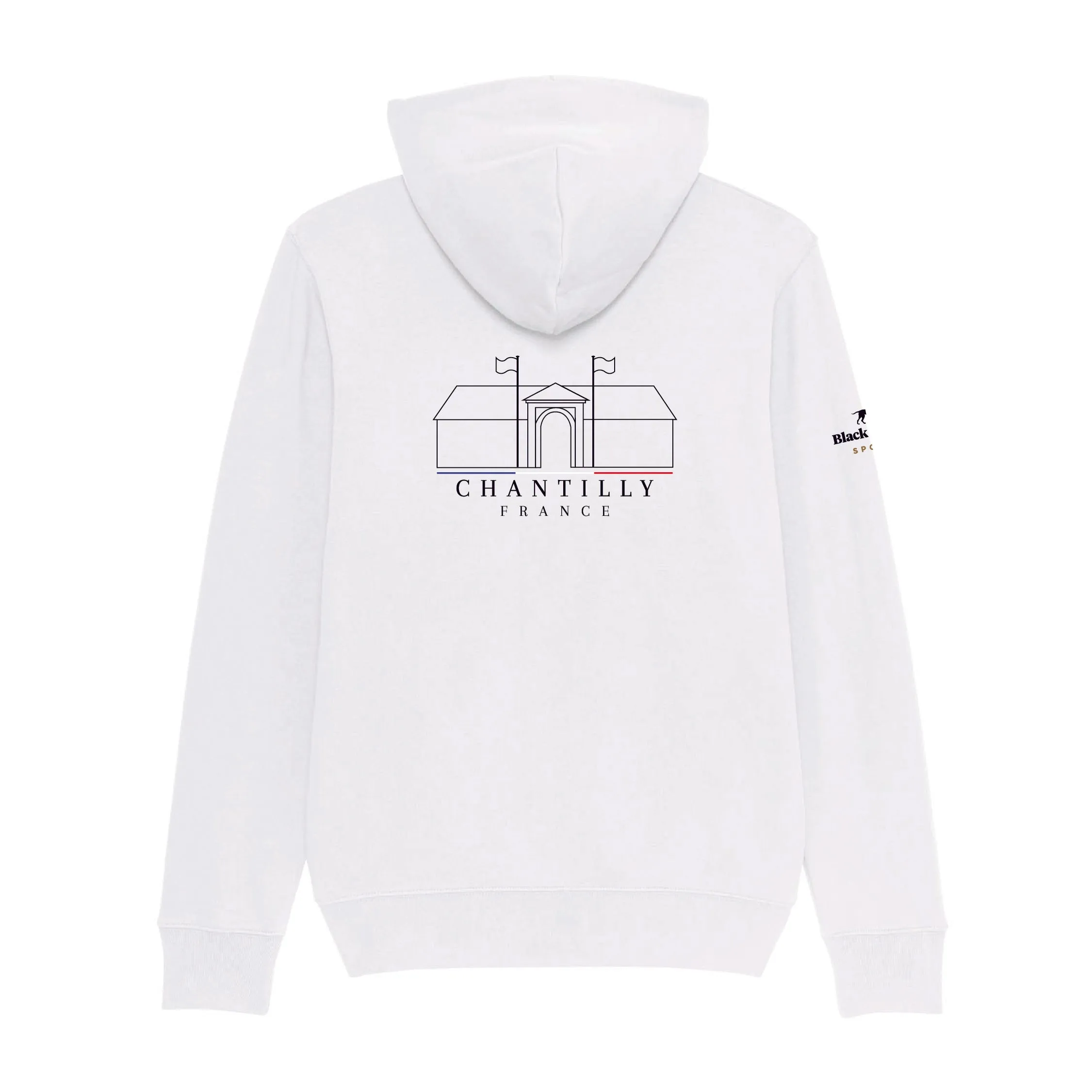 Polo Club de Chantilly White Zip Hoodie