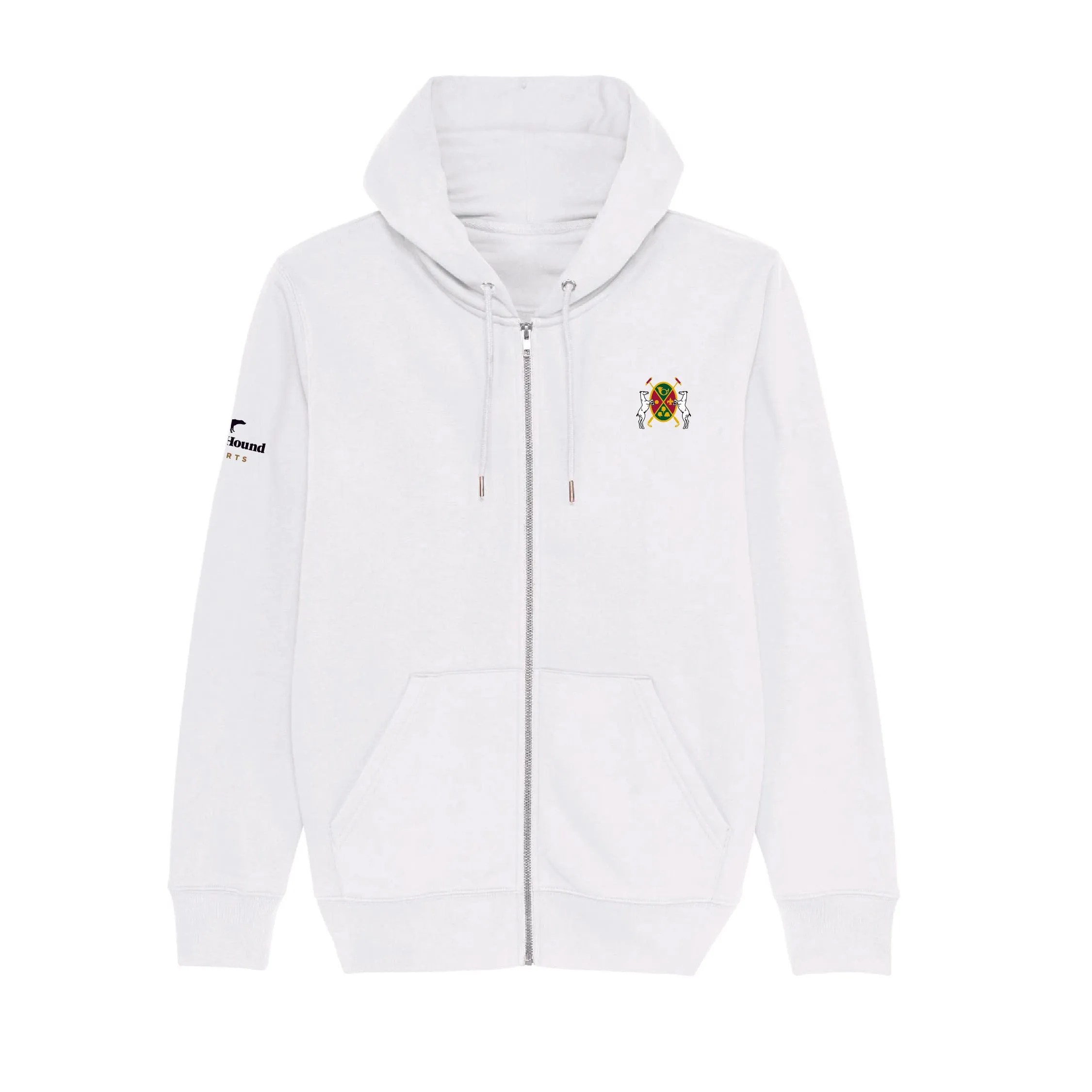 Polo Club de Chantilly White Zip Hoodie