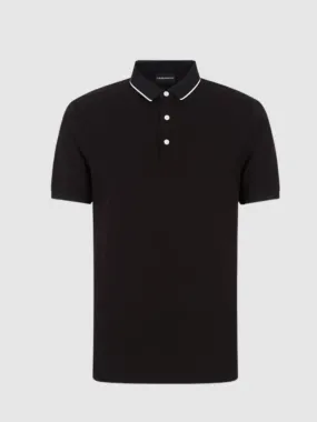 Polo Águia Jaquard Emporio Armani