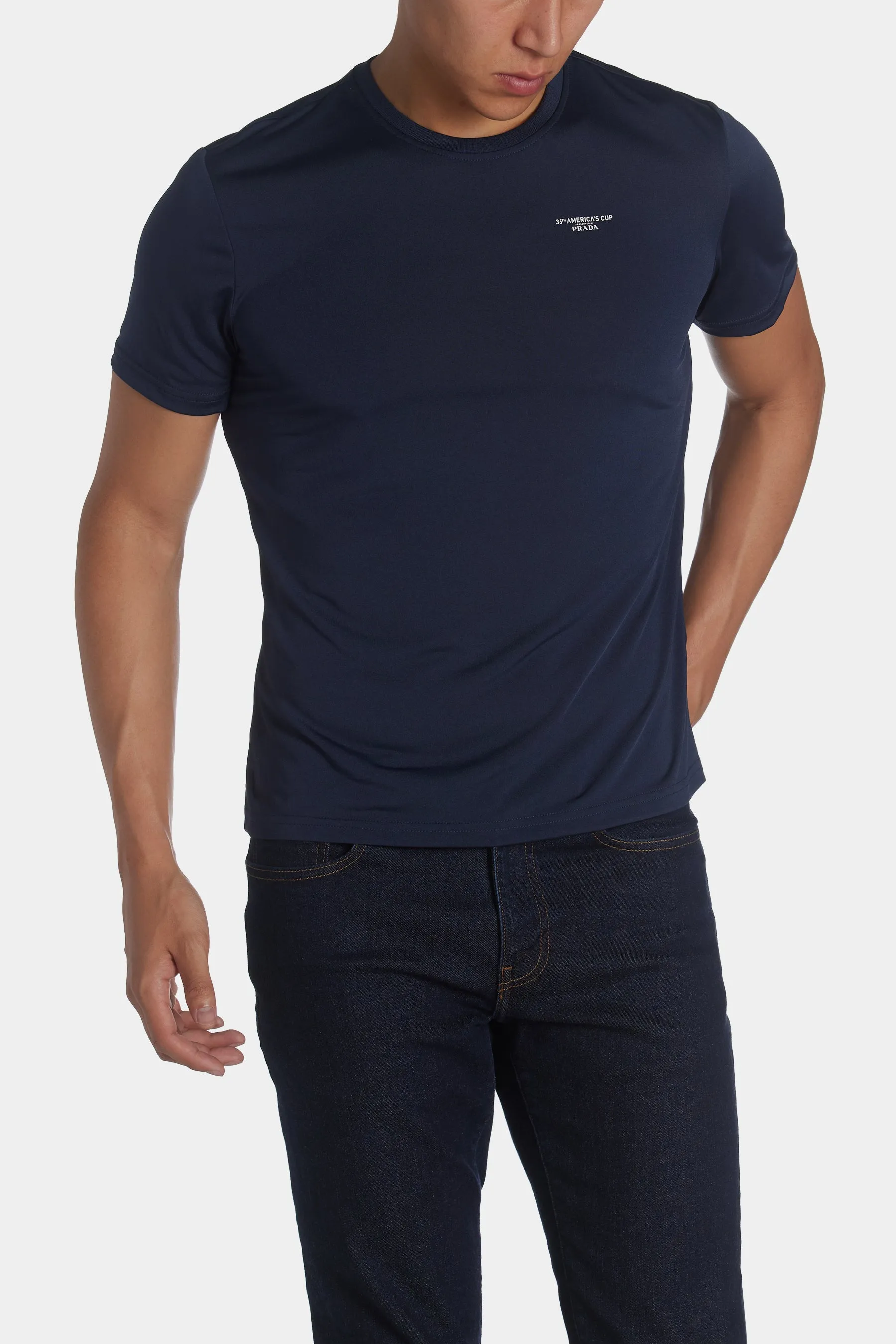 Prada X North Sails Crew Neck T-Shirt