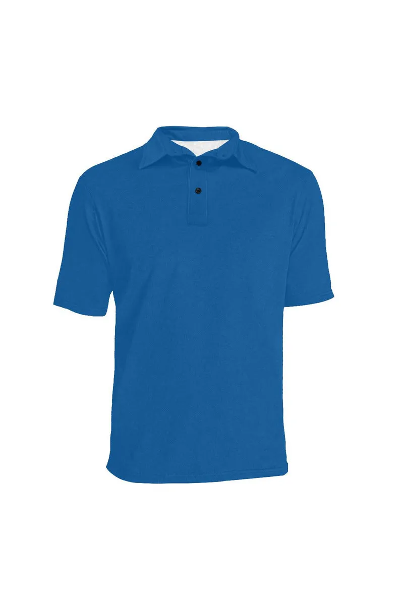 Princess Blue Men's Polo Shirt