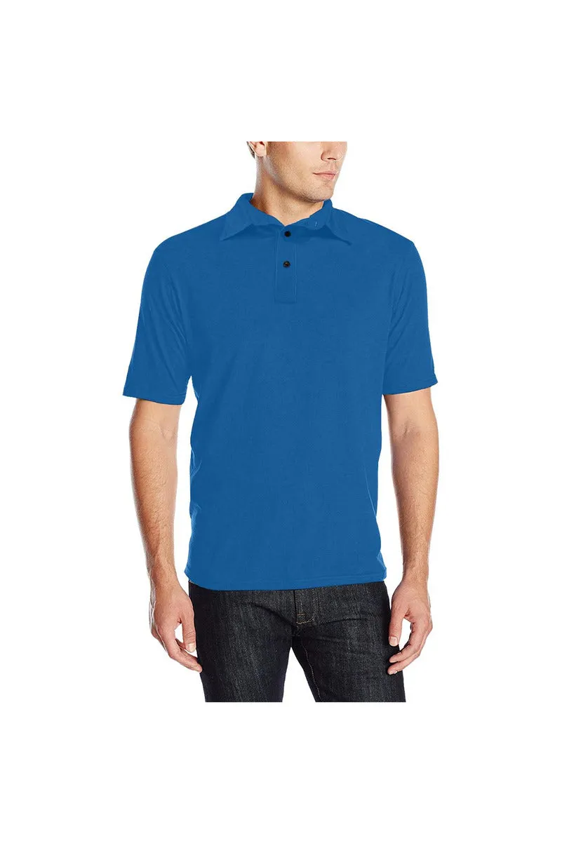 Princess Blue Men's Polo Shirt