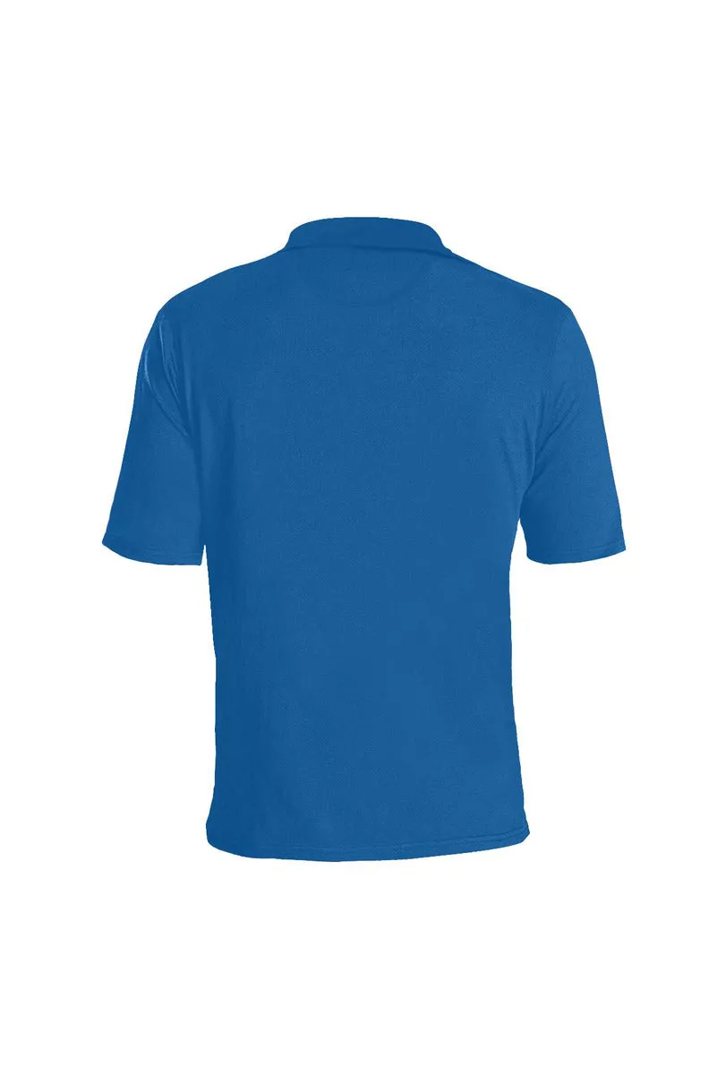 Princess Blue Men's Polo Shirt