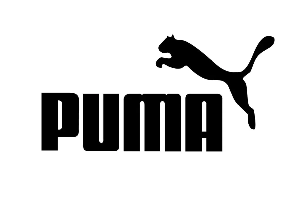 PUMA MEN'S ESSENTIALS  2 COLOUR LOGO BLACK TEE