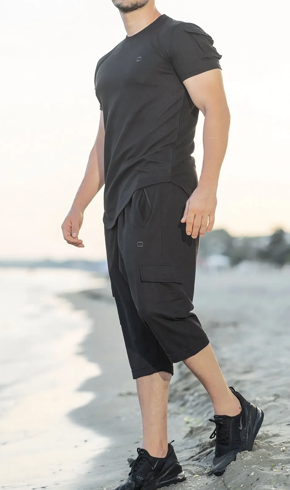 QL Relaxed Fit Nautik Set in Black