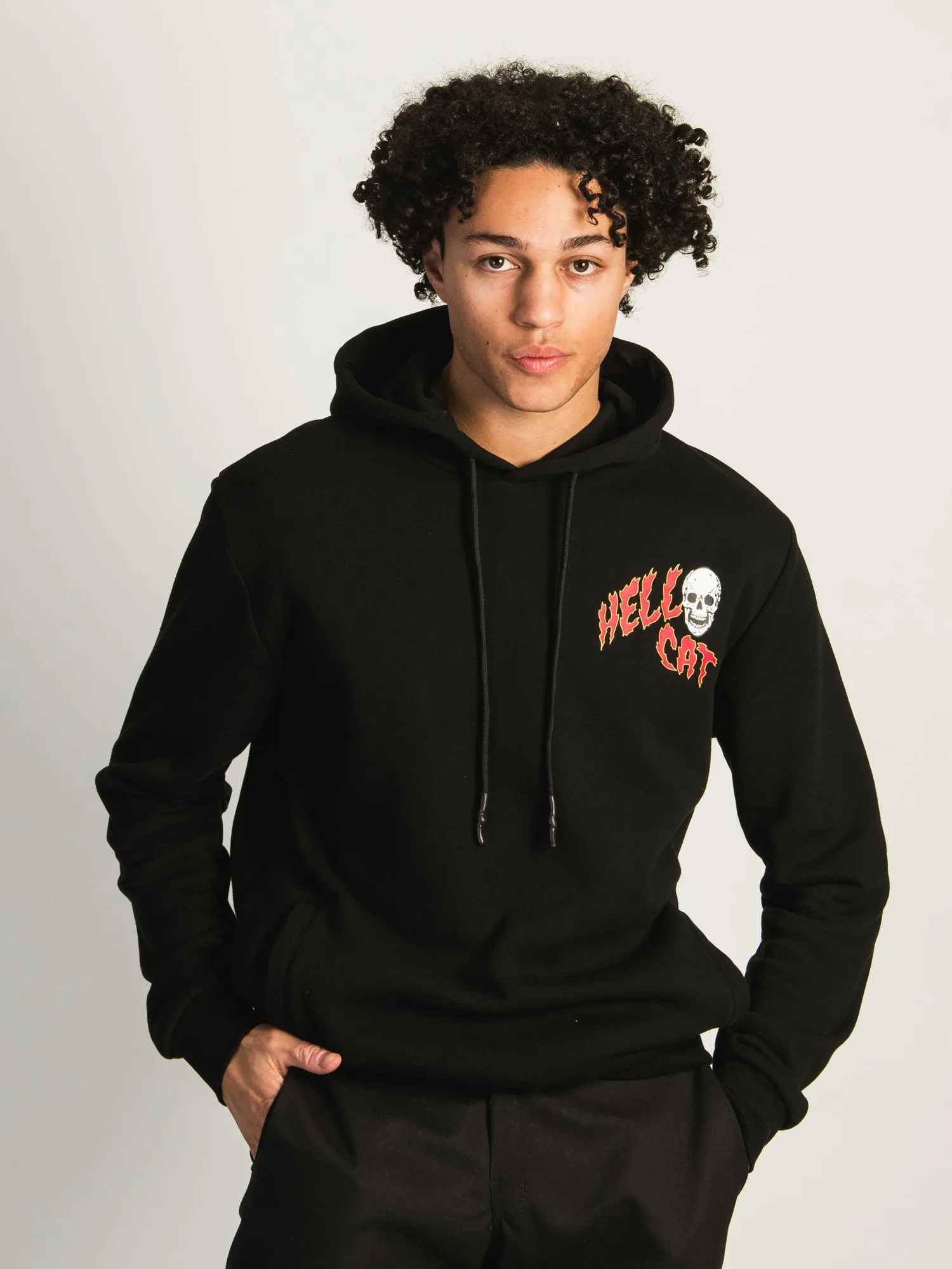 REASON HELLCAT DROP SHOULDER HOODIE