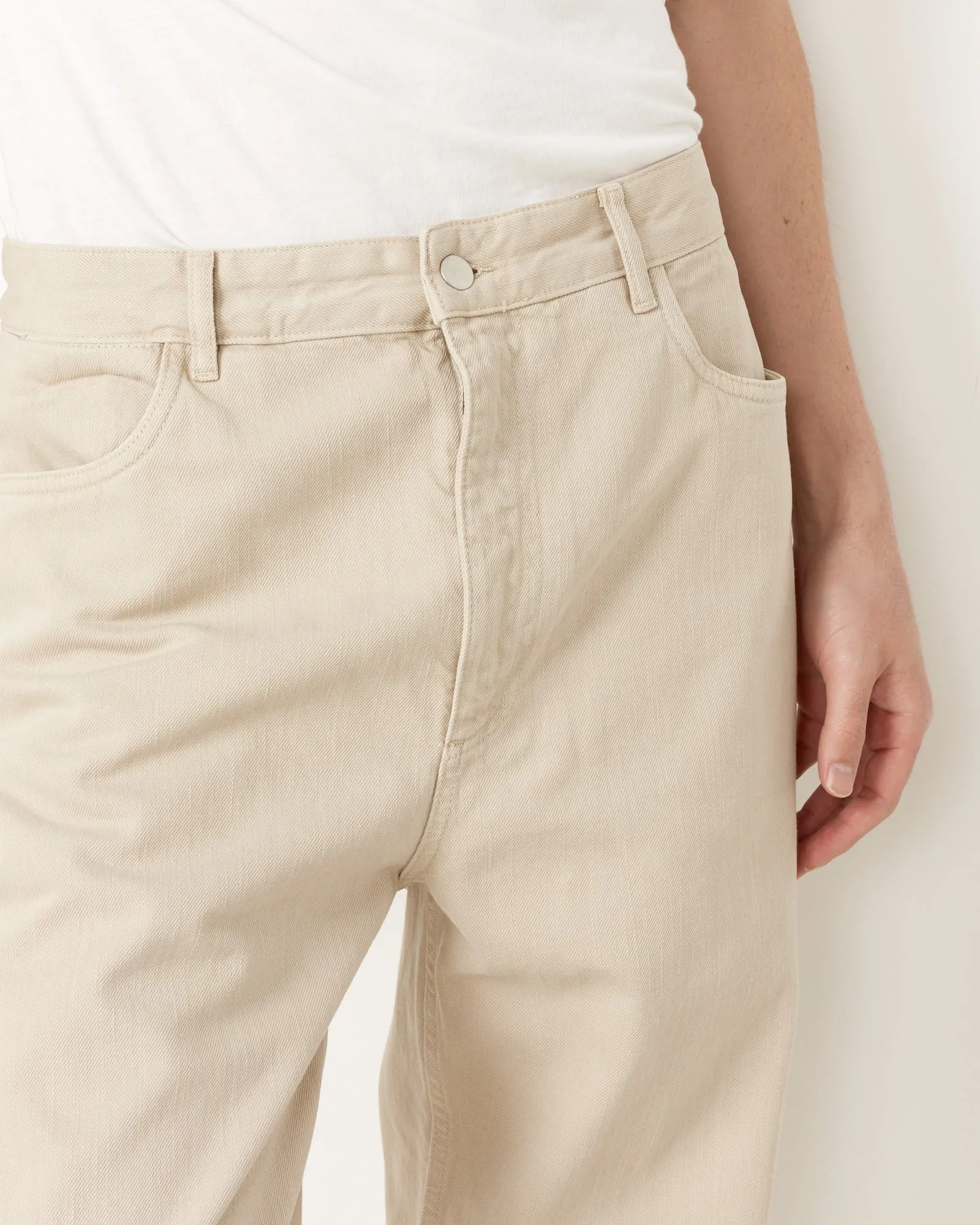 Reed Denim Pant in Dove