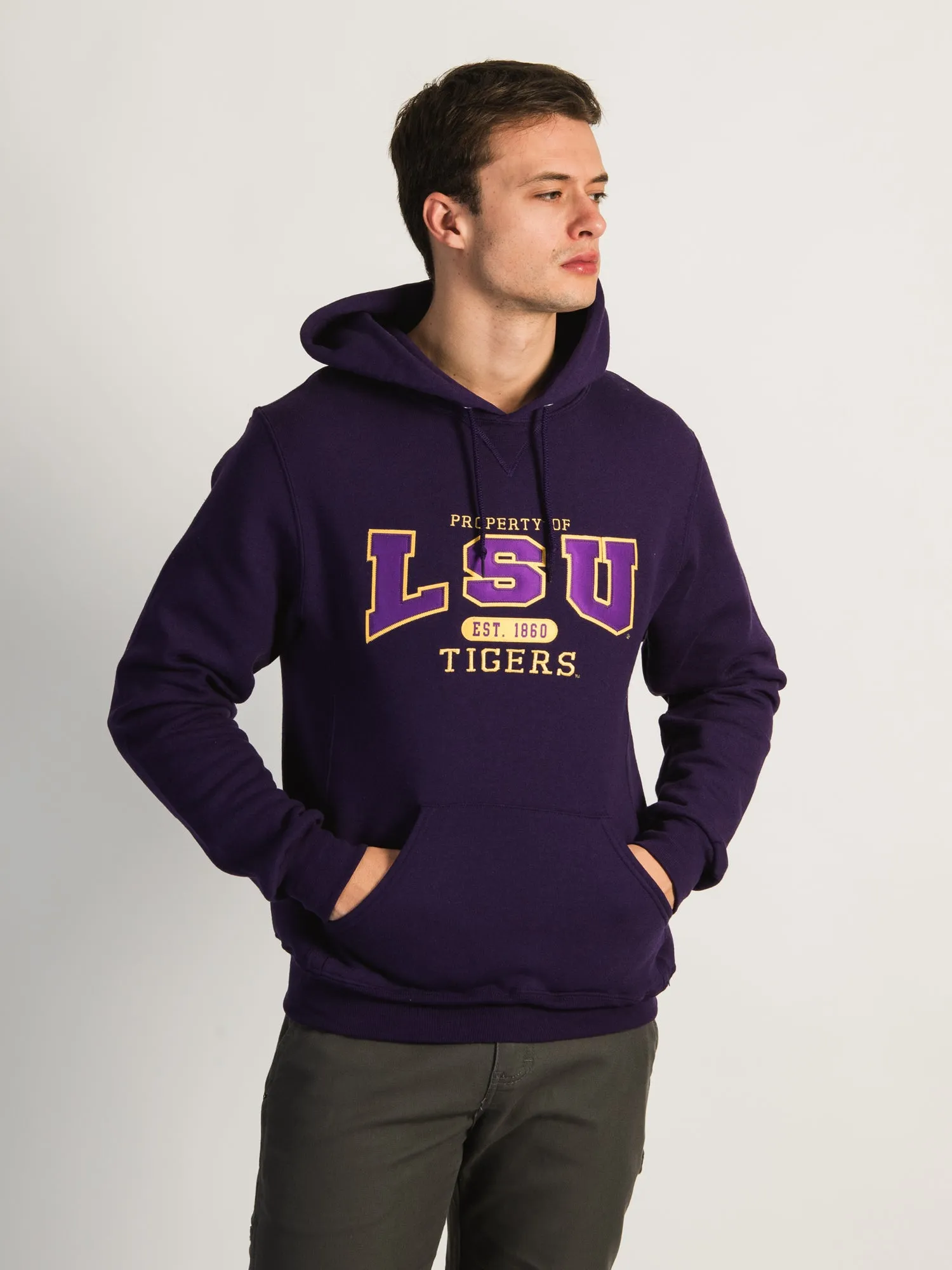 RUSSELL LSU PULLOVER HOODIE