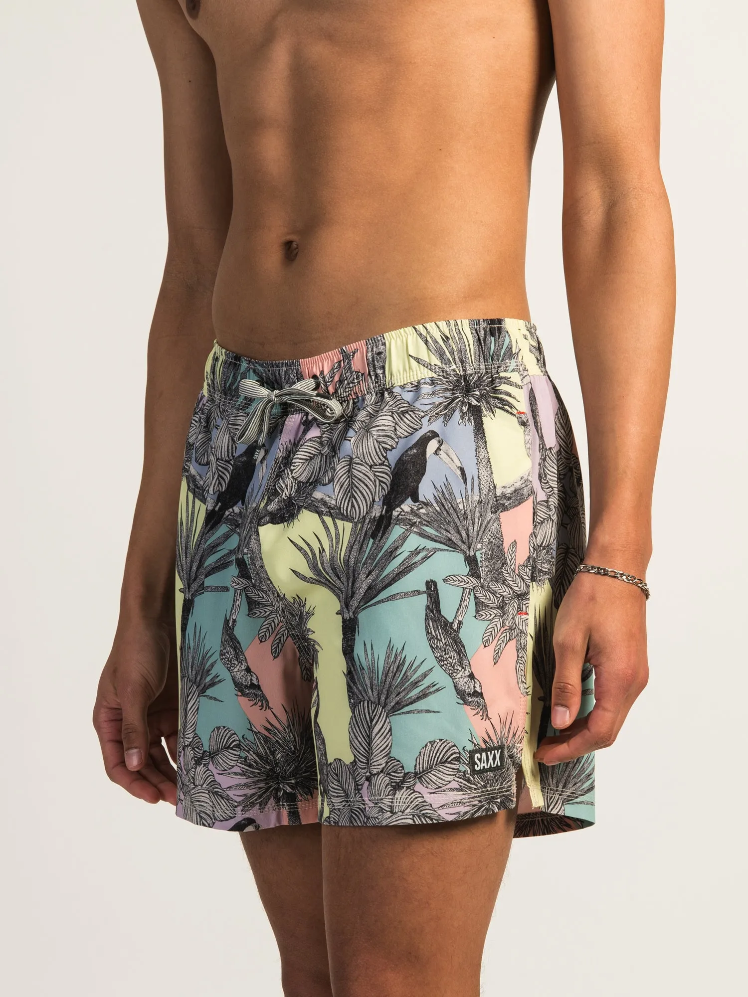 SAXX OH BUOY 2IN1 5 VOLLEY SHORTS - TROPICAL