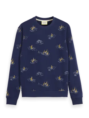 SCOTCH & SODA ALL OVER PRINT SWEATSHIRT