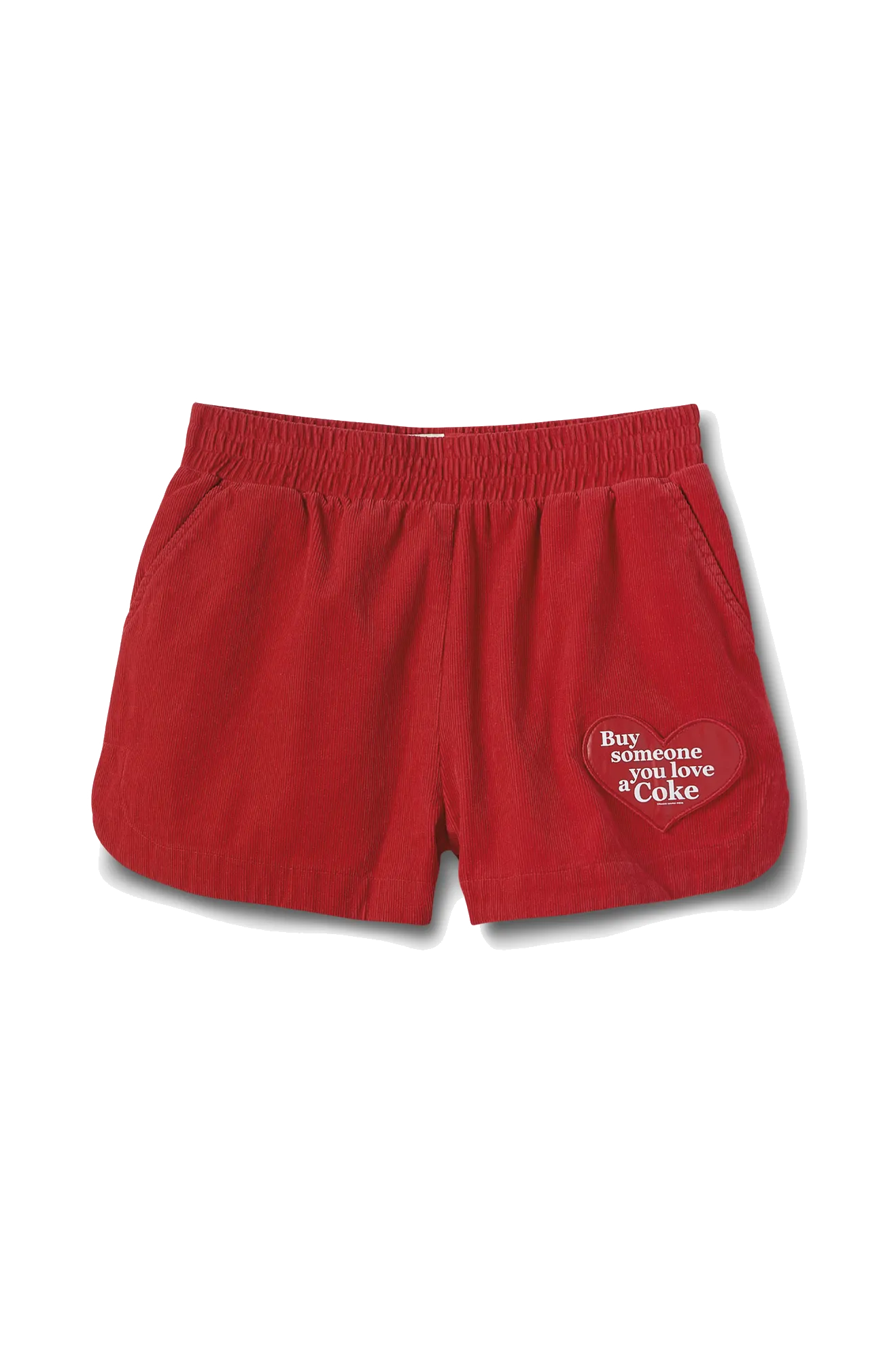 SHORT BRIXTON COCA COLA FEMME RUNNER COKE RED