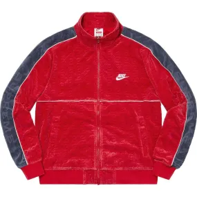 Supreme/Nike Velour Track Jacket (Red)