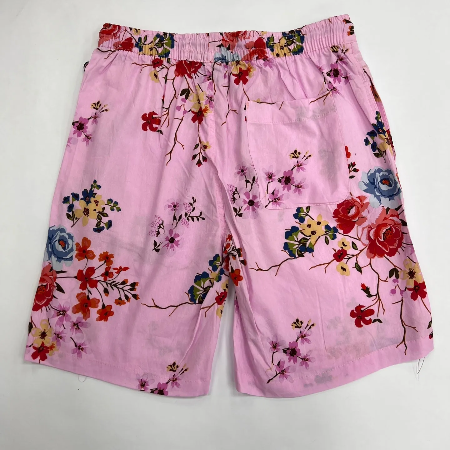 SWTICH Floral Graphic Print Shorts - Pink