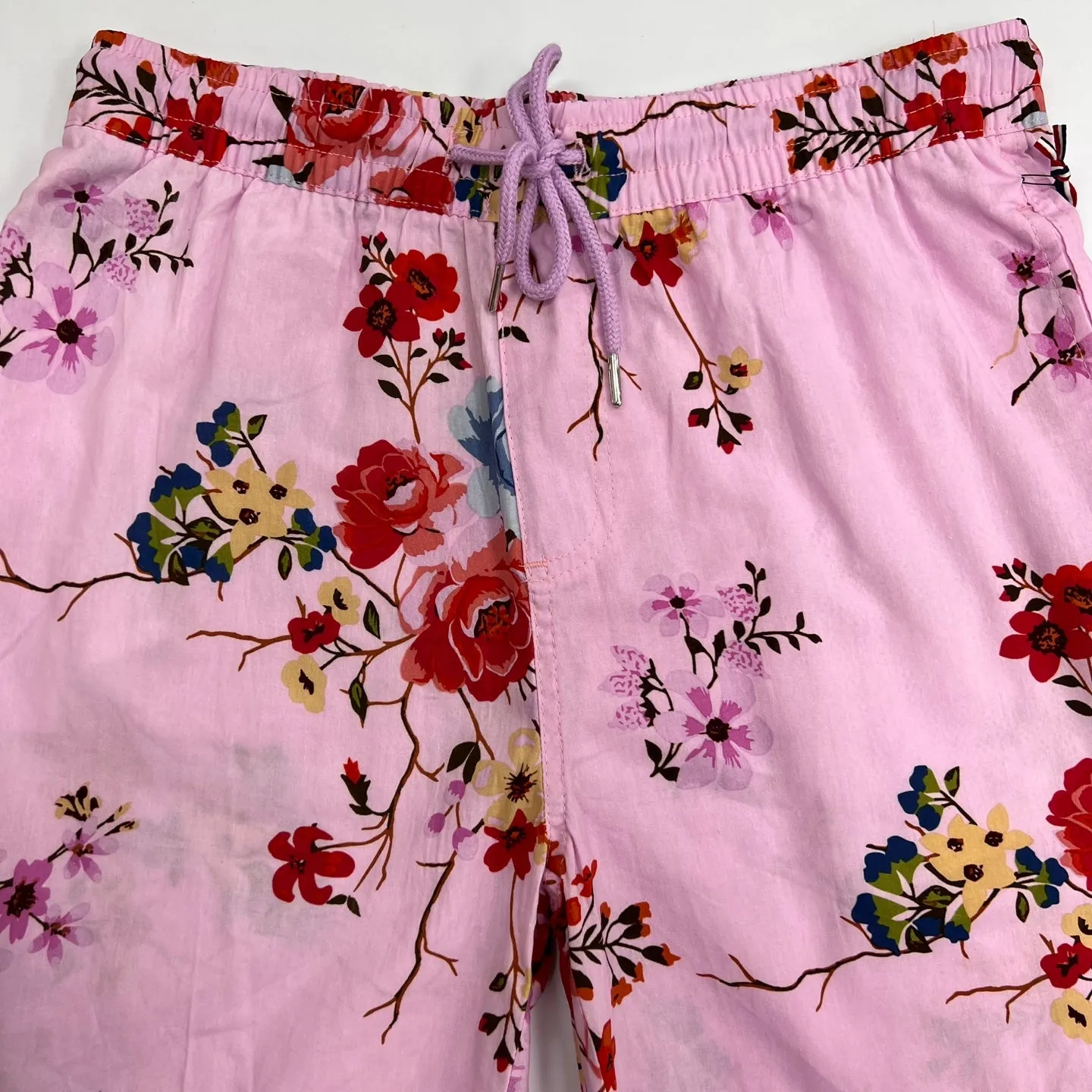 SWTICH Floral Graphic Print Shorts - Pink