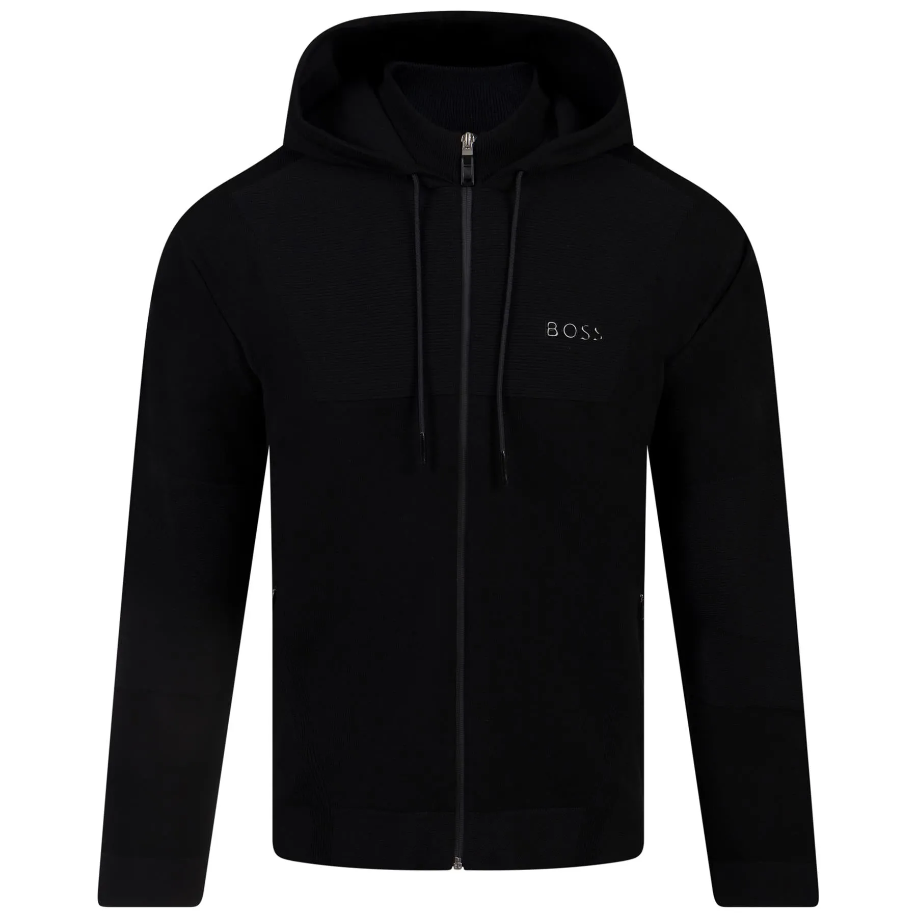 Tasomo Full Zip Regular Fit Hoodie Black - W23