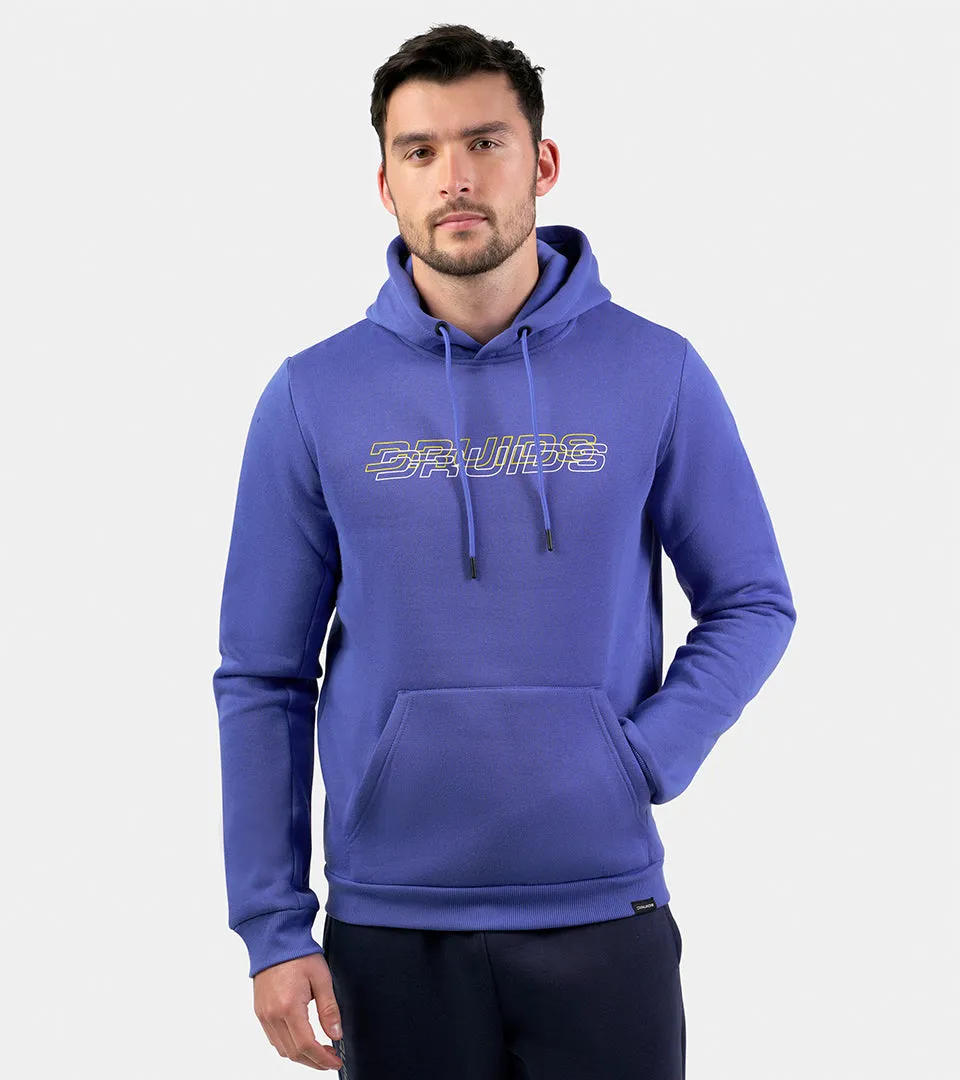 THE DOUBLE LOGO HOODIE - BLUE